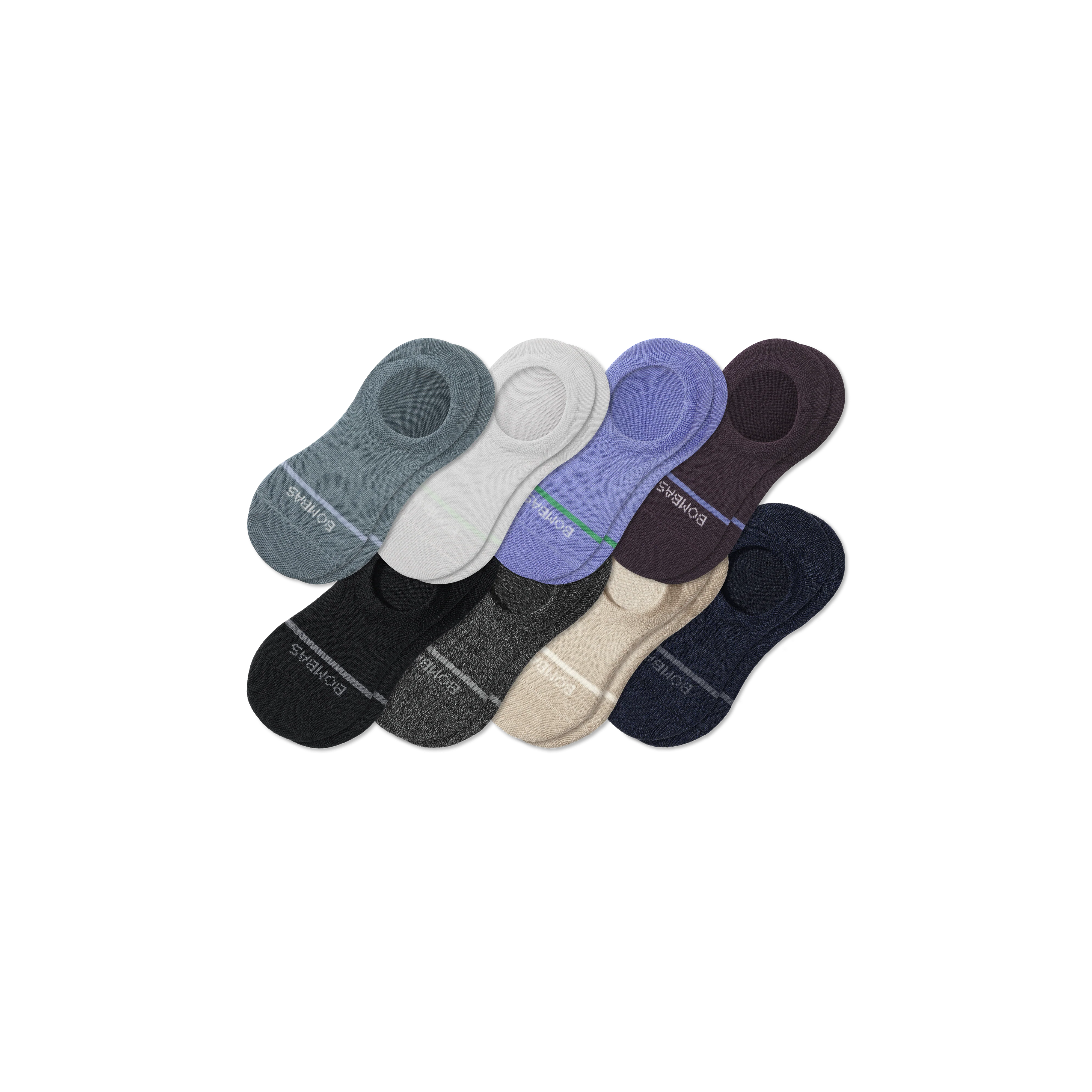 Men's Lightweight Merino Wool Blend No Show Sock 8-Pack - Image 15