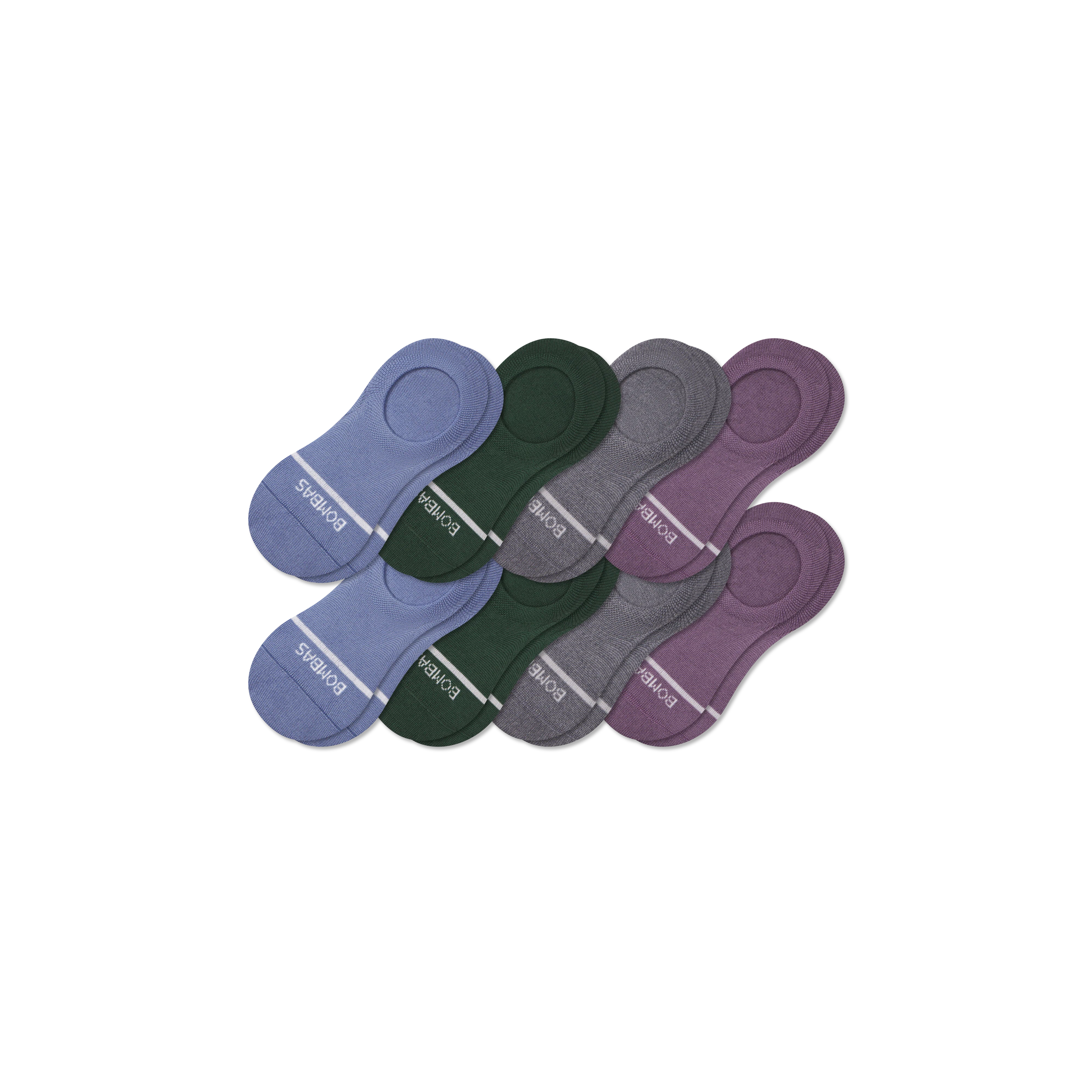 Men's Lightweight Merino Wool Blend No Show Sock 8-Pack - Image 6