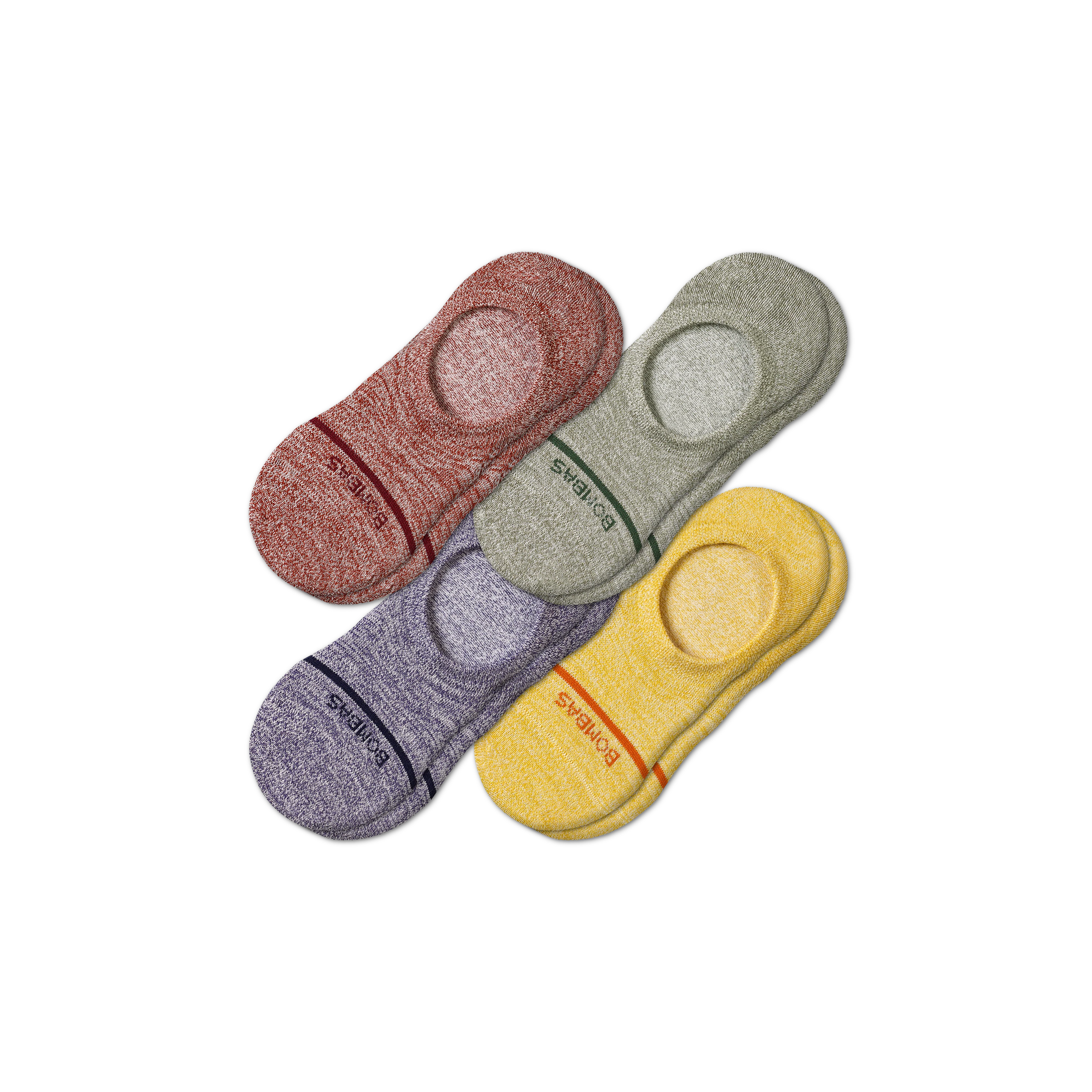 Men's Lightweight Merino Wool Blend No Show Sock 4-Pack - Image 26