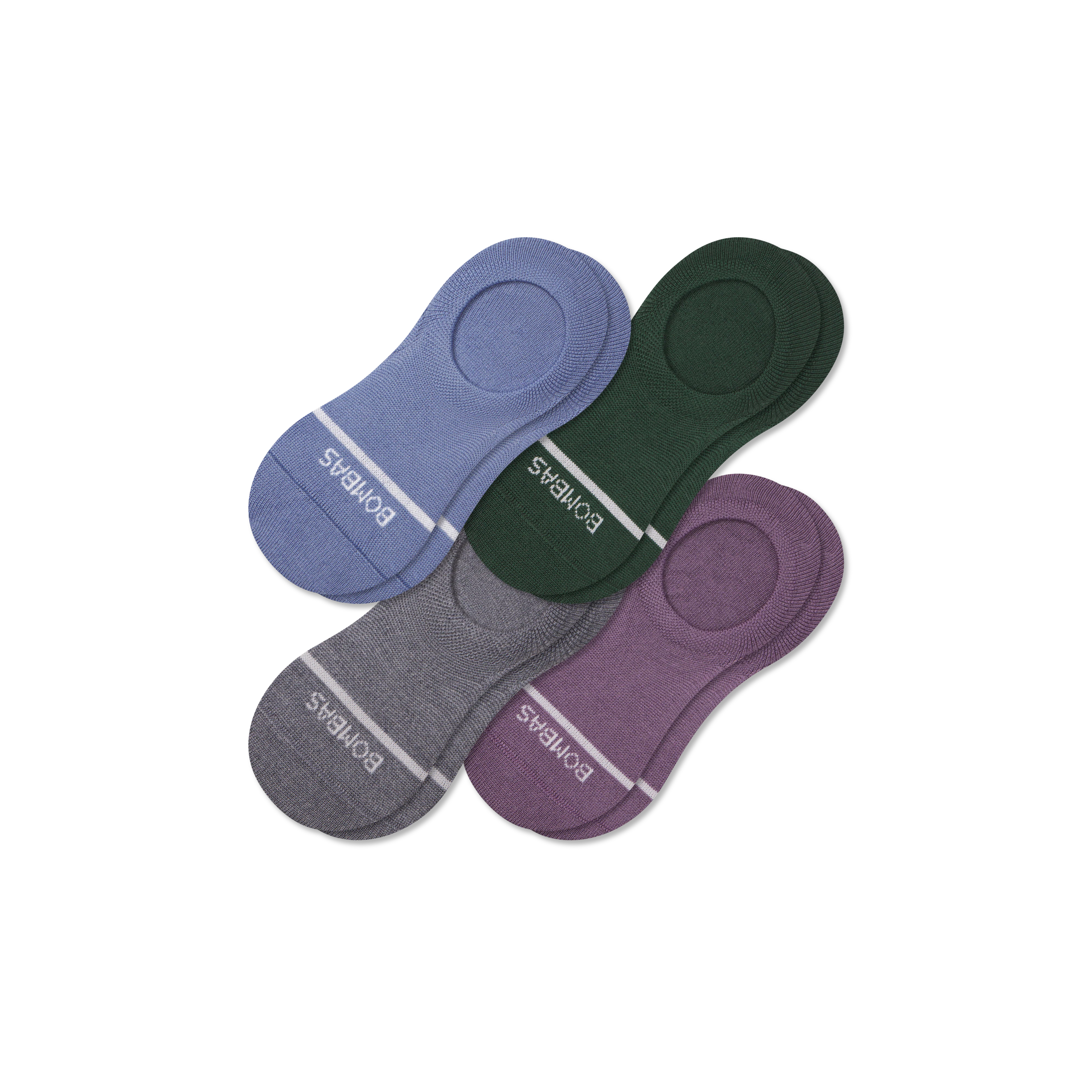 Men's Lightweight Merino Wool Blend No Show Sock 4-Pack - Image 35