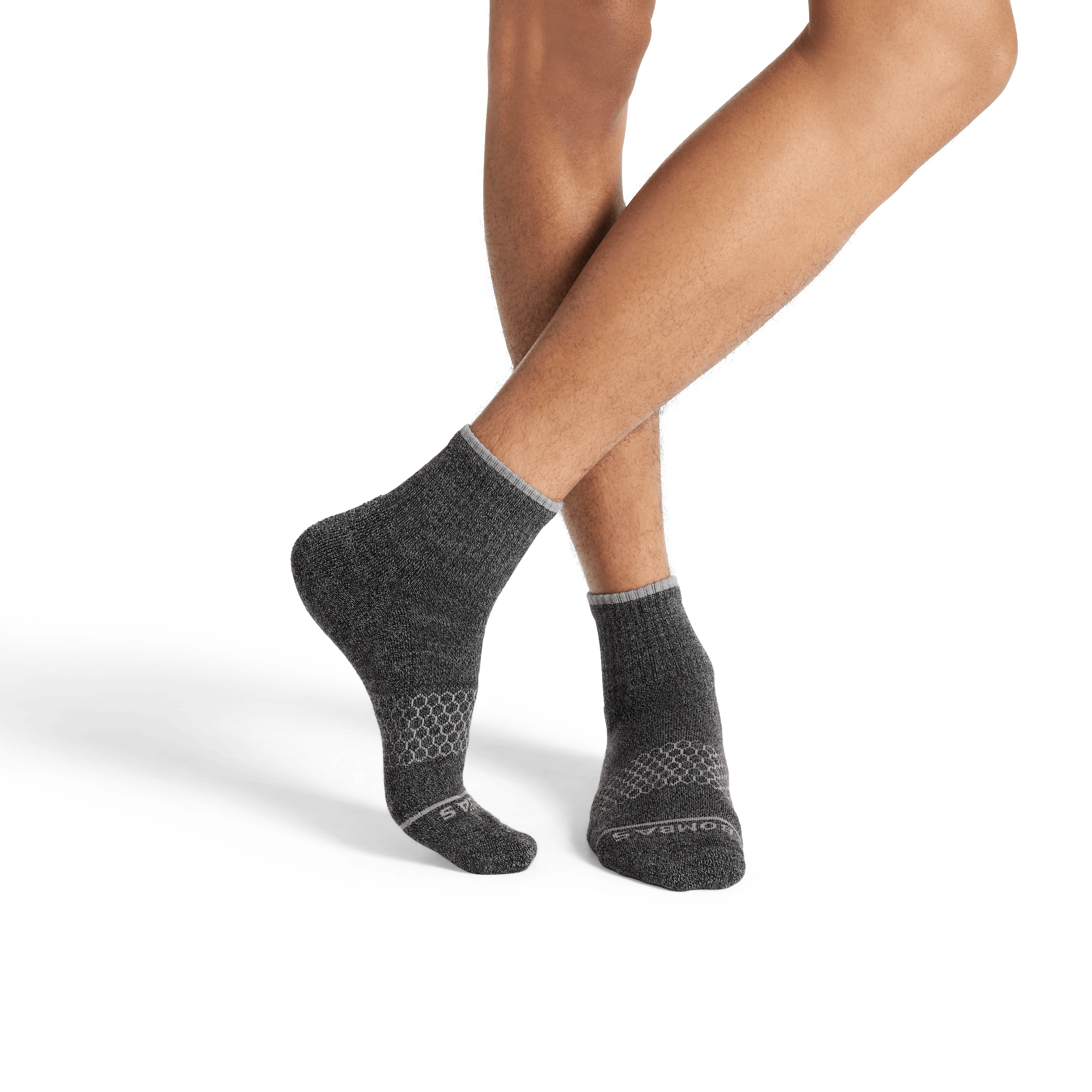 Men's Merino Wool Blend Quarter Socks - Image 6