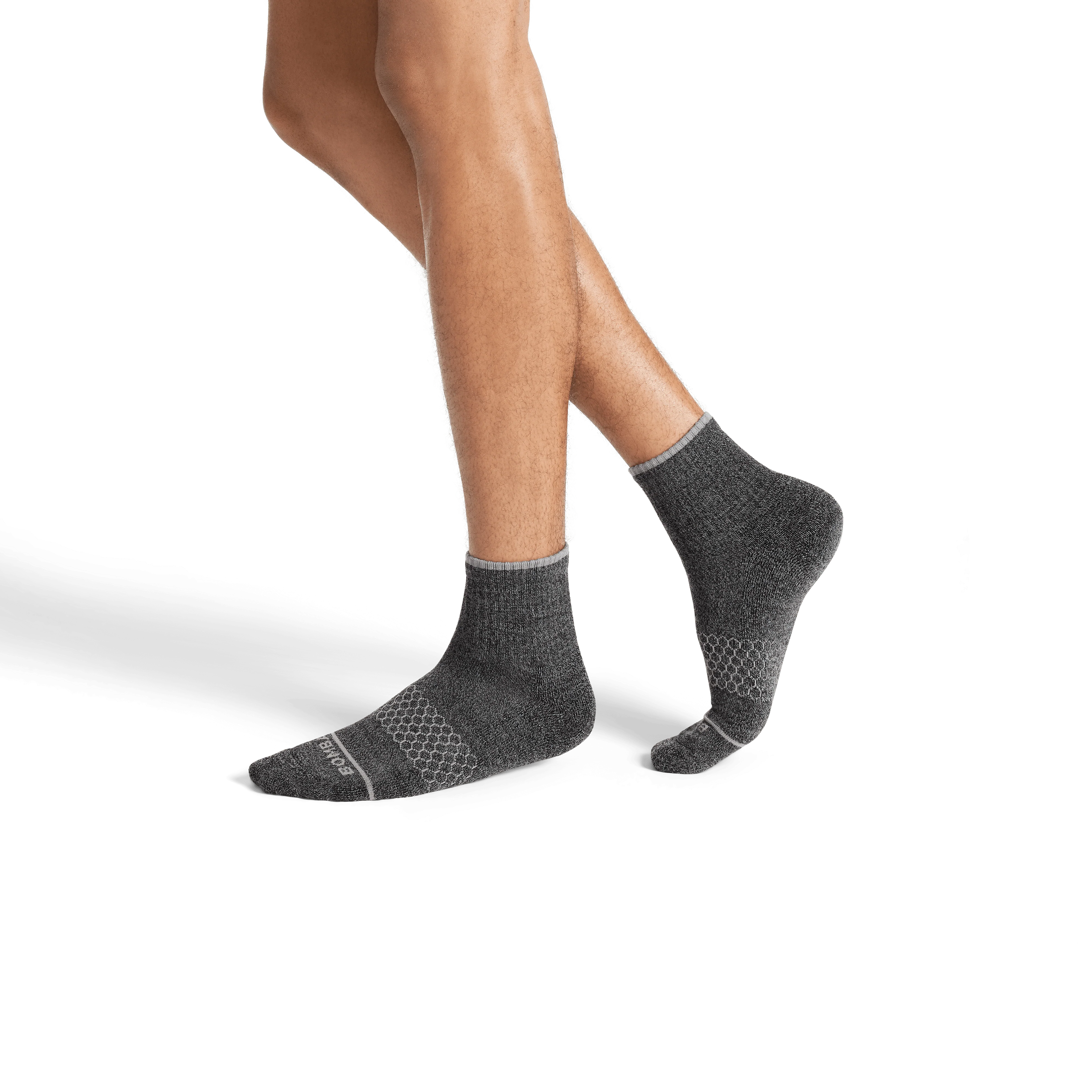 Men's Merino Wool Blend Quarter Socks - Image 7