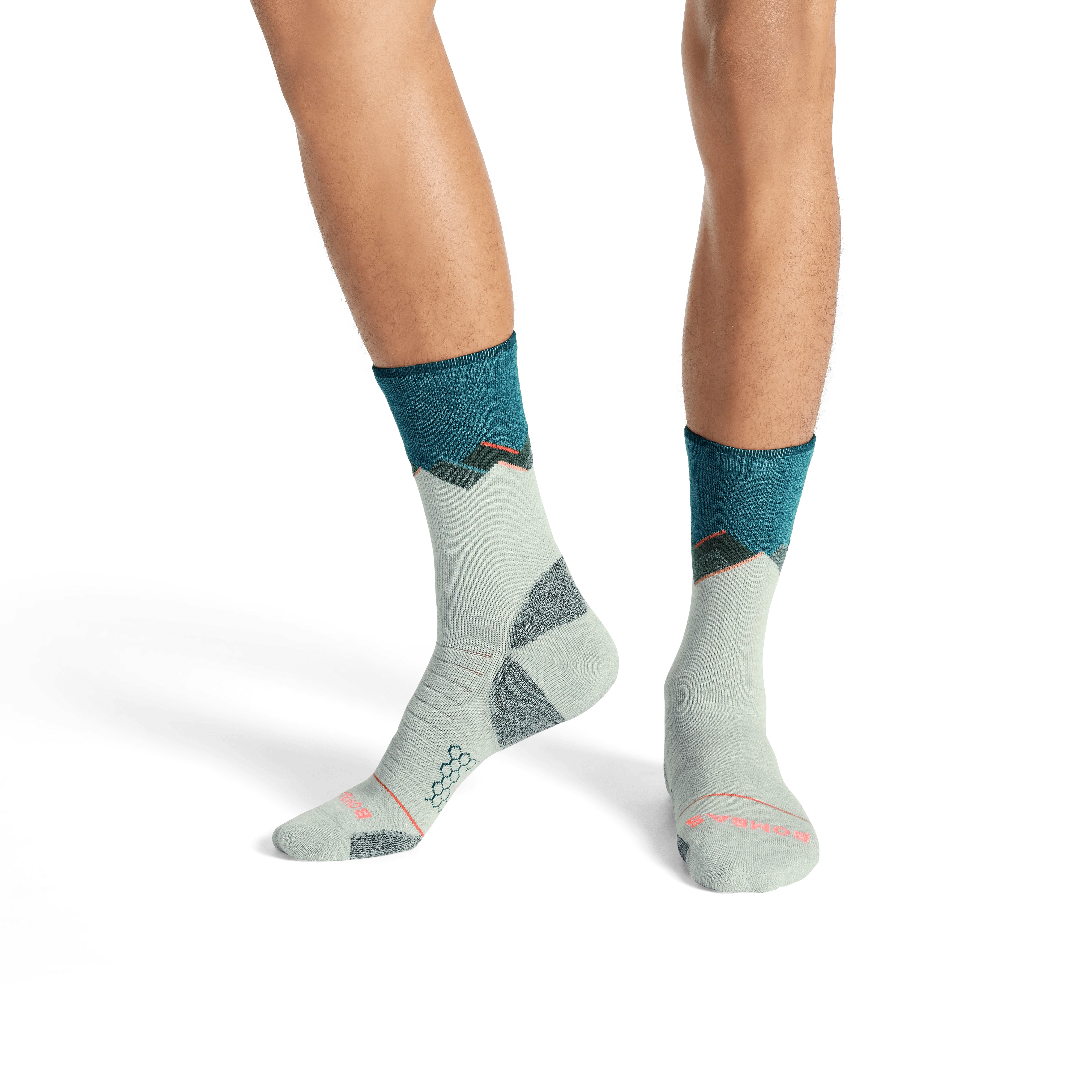 Men's Merino Wool Blend Hiking Calf Sock 6-Pack - Image 8