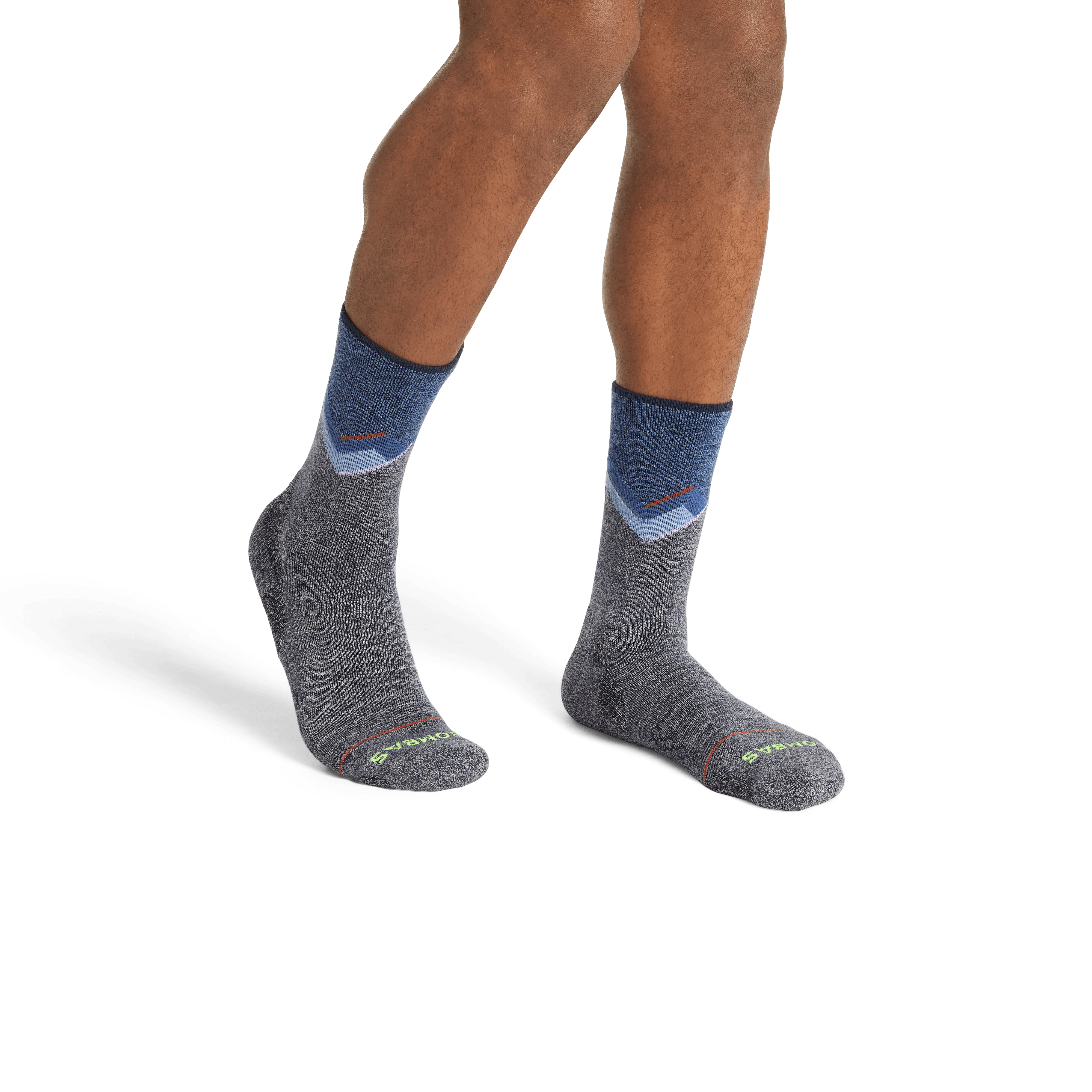 Men's Merino Wool Blend Hiking Calf Sock 6-Pack - Image 9