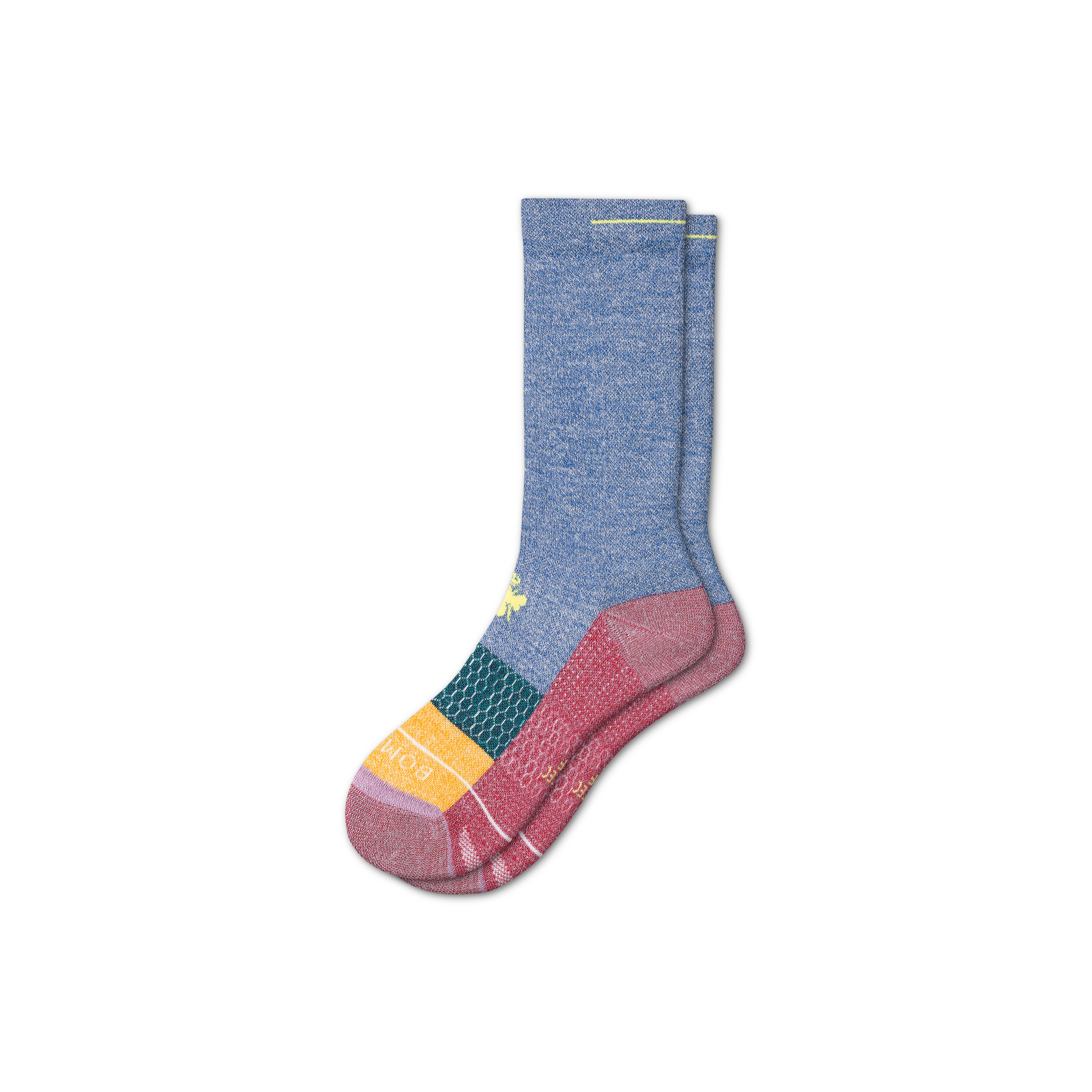 Men's Merino Wool Blend Golf Calf Socks - Image 4