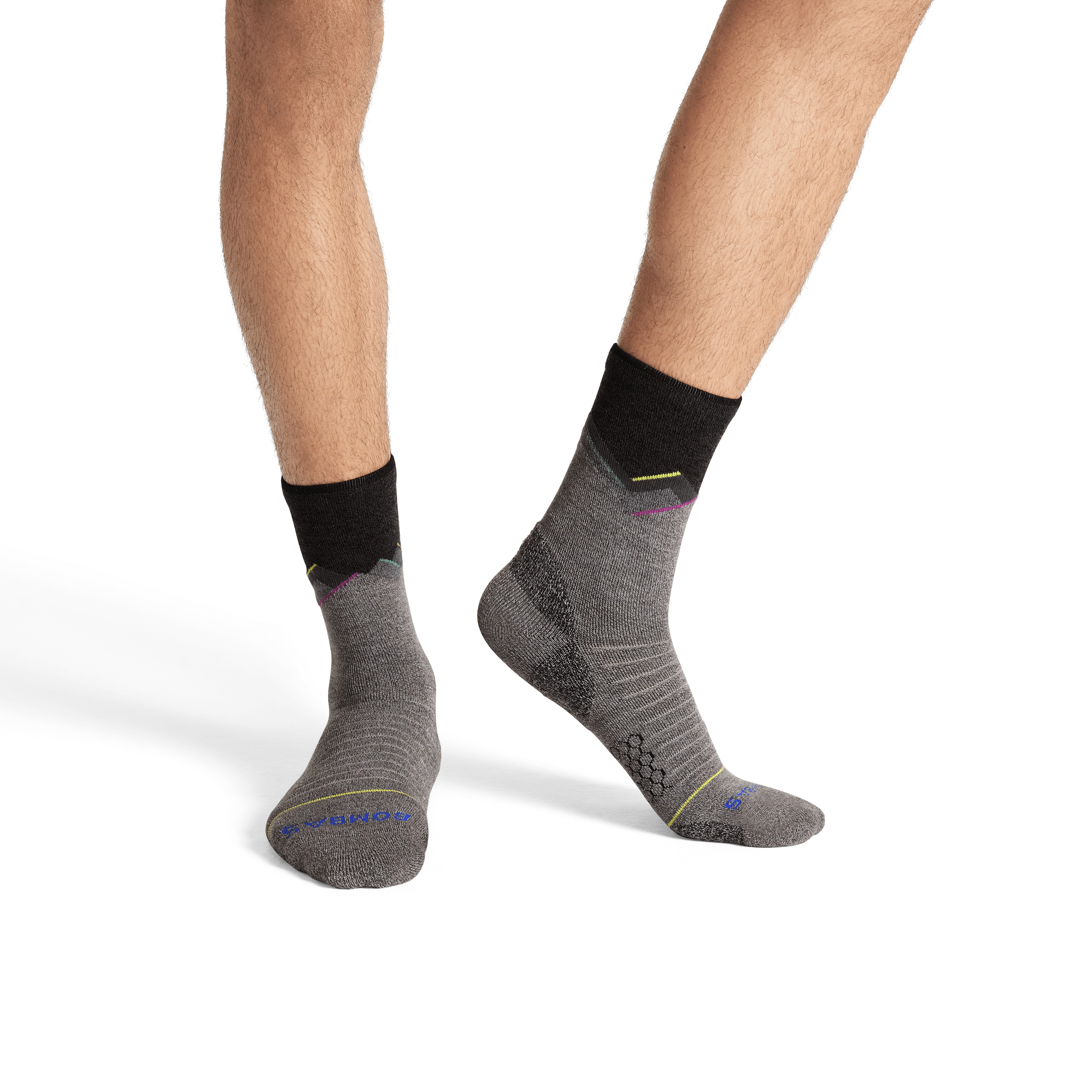 Men's Merino Wool Blend Hiking Calf Sock 3-Pack - Image 14