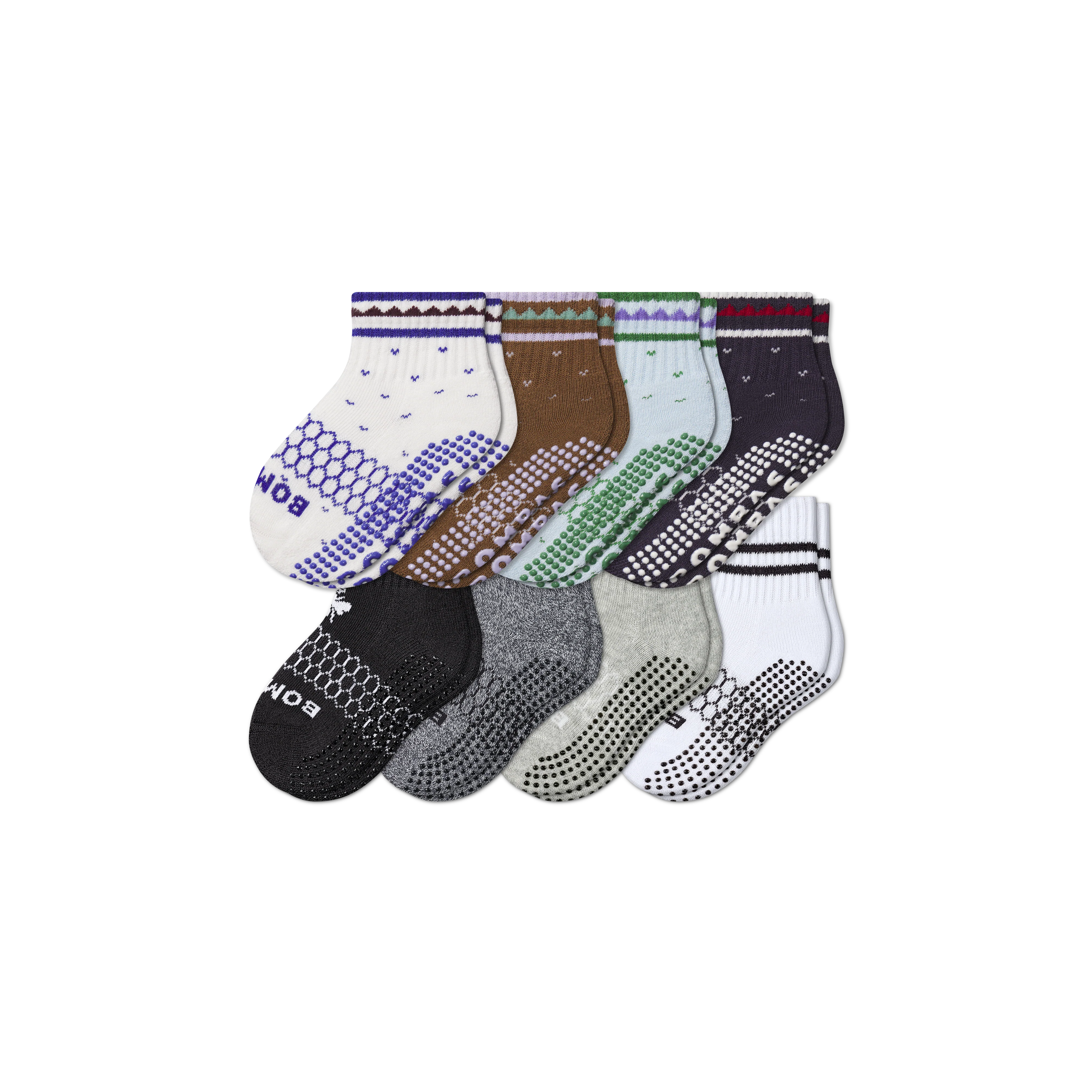 Toddler Gripper Calf Sock 8-Pack - Image 15