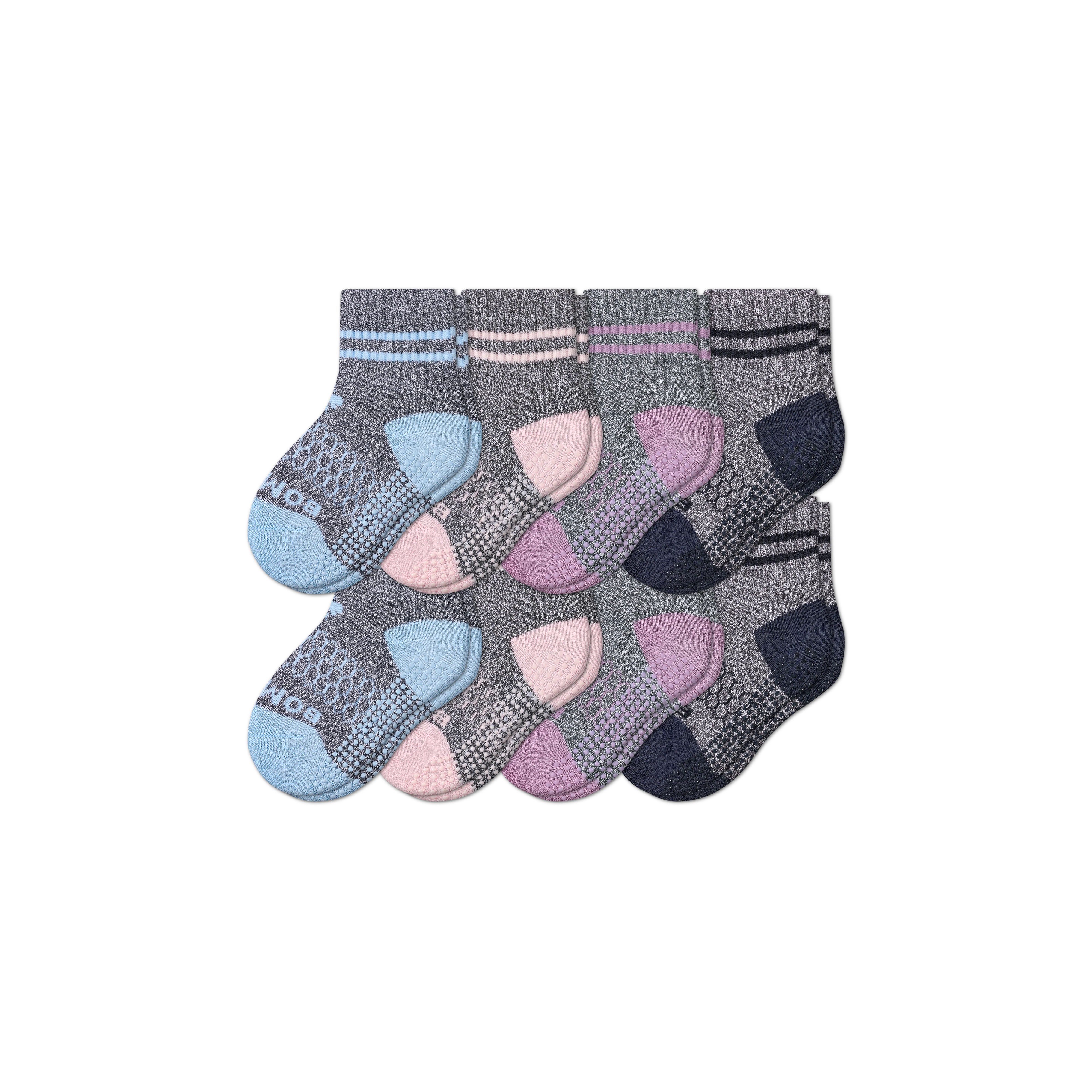 Toddler Gripper Calf Sock 8-Pack - Image 38