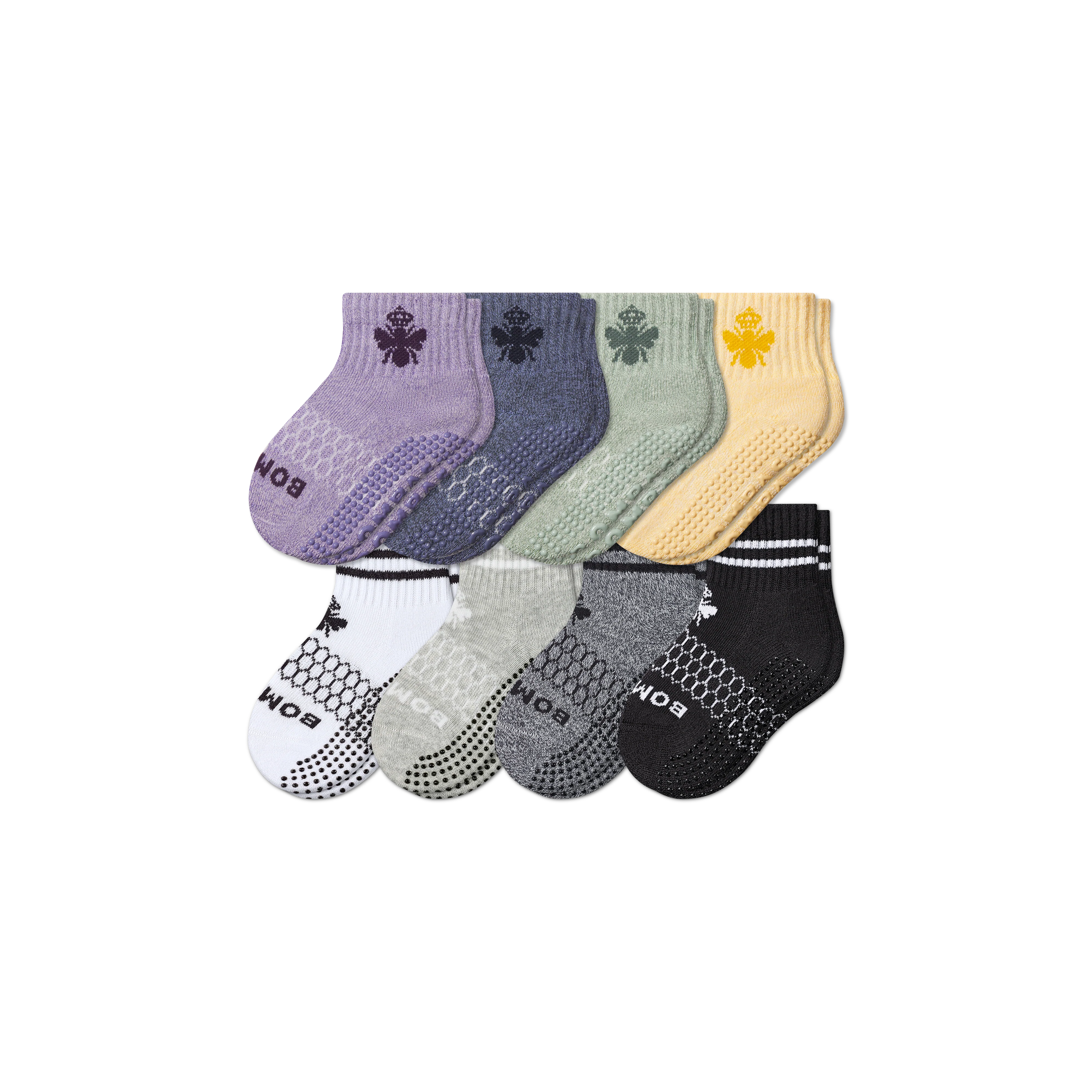 Toddler Gripper Calf Sock 8-Pack - Image 7