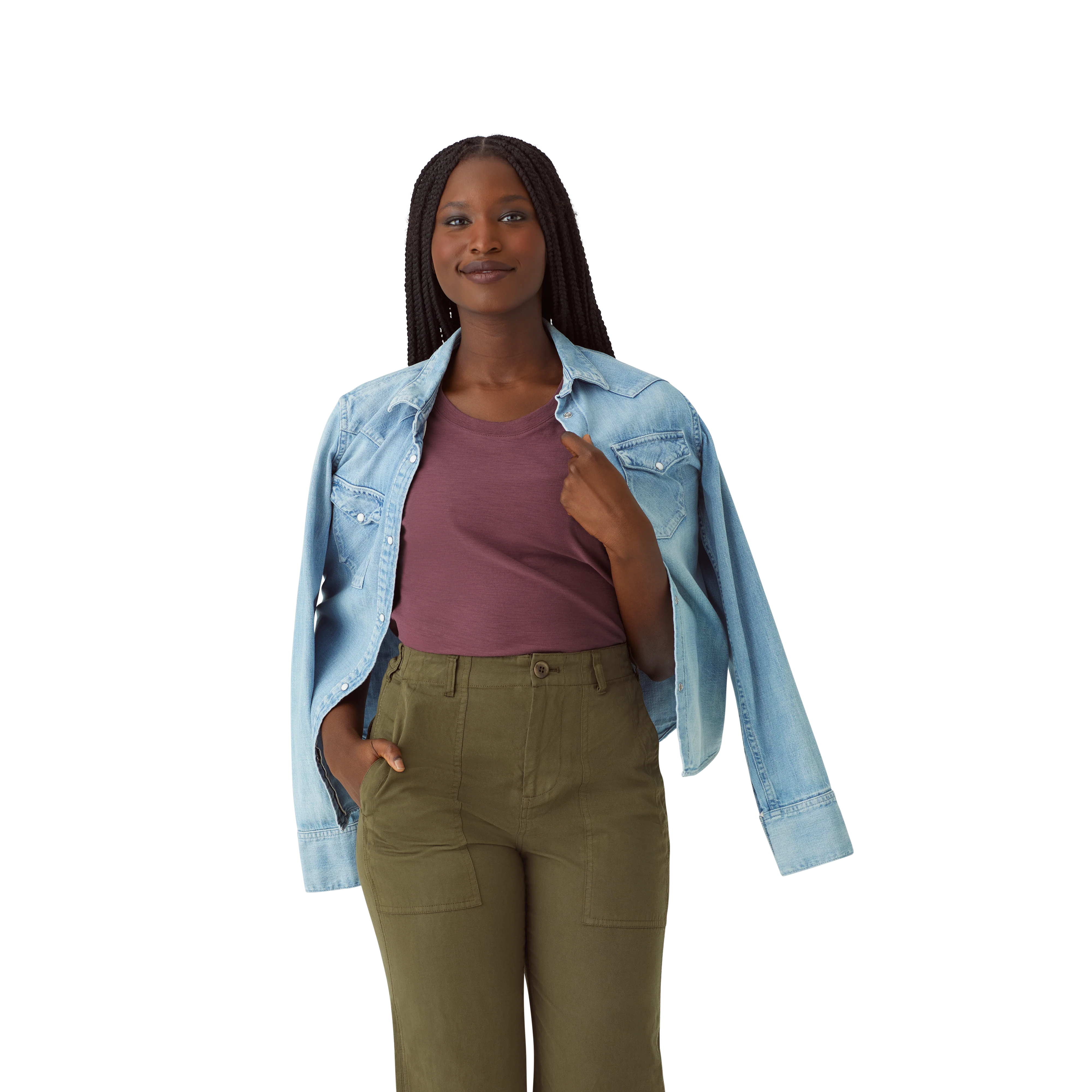 Women's Air Slub Crew Neck T-Shirt - Image 34