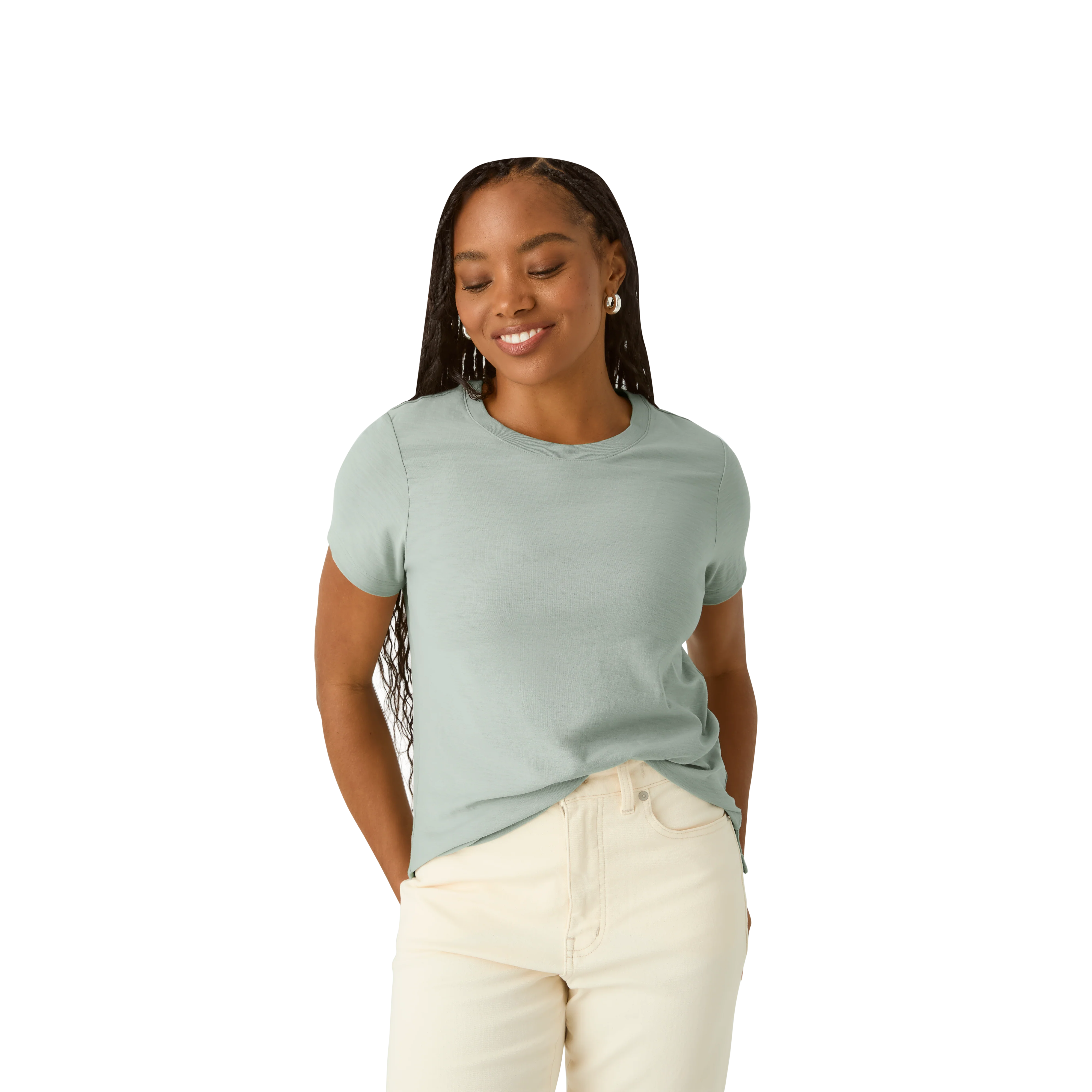 Women's Air Slub Crew Neck T-Shirt - Image 6