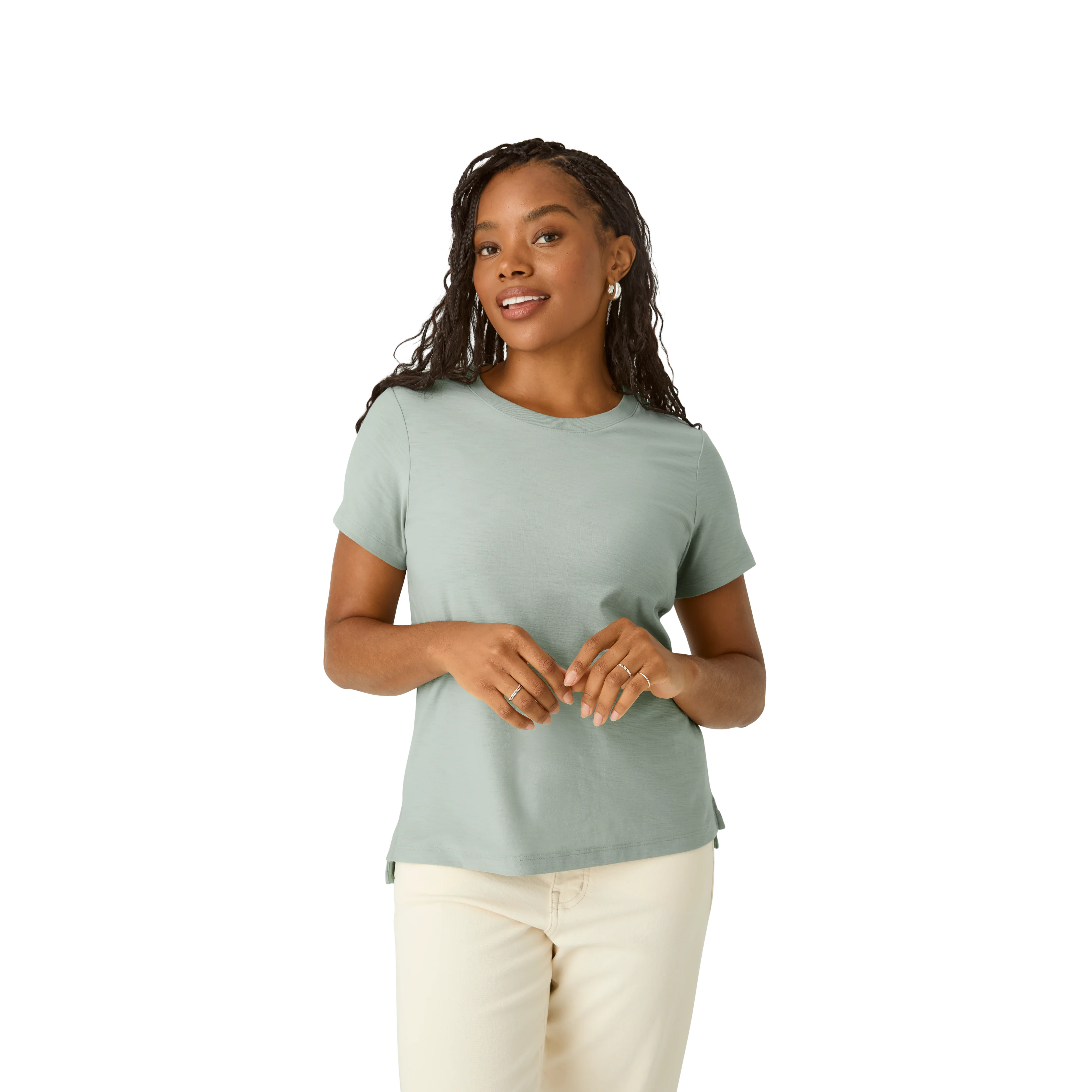 Women's Air Slub Crew Neck T-Shirt - Image 9