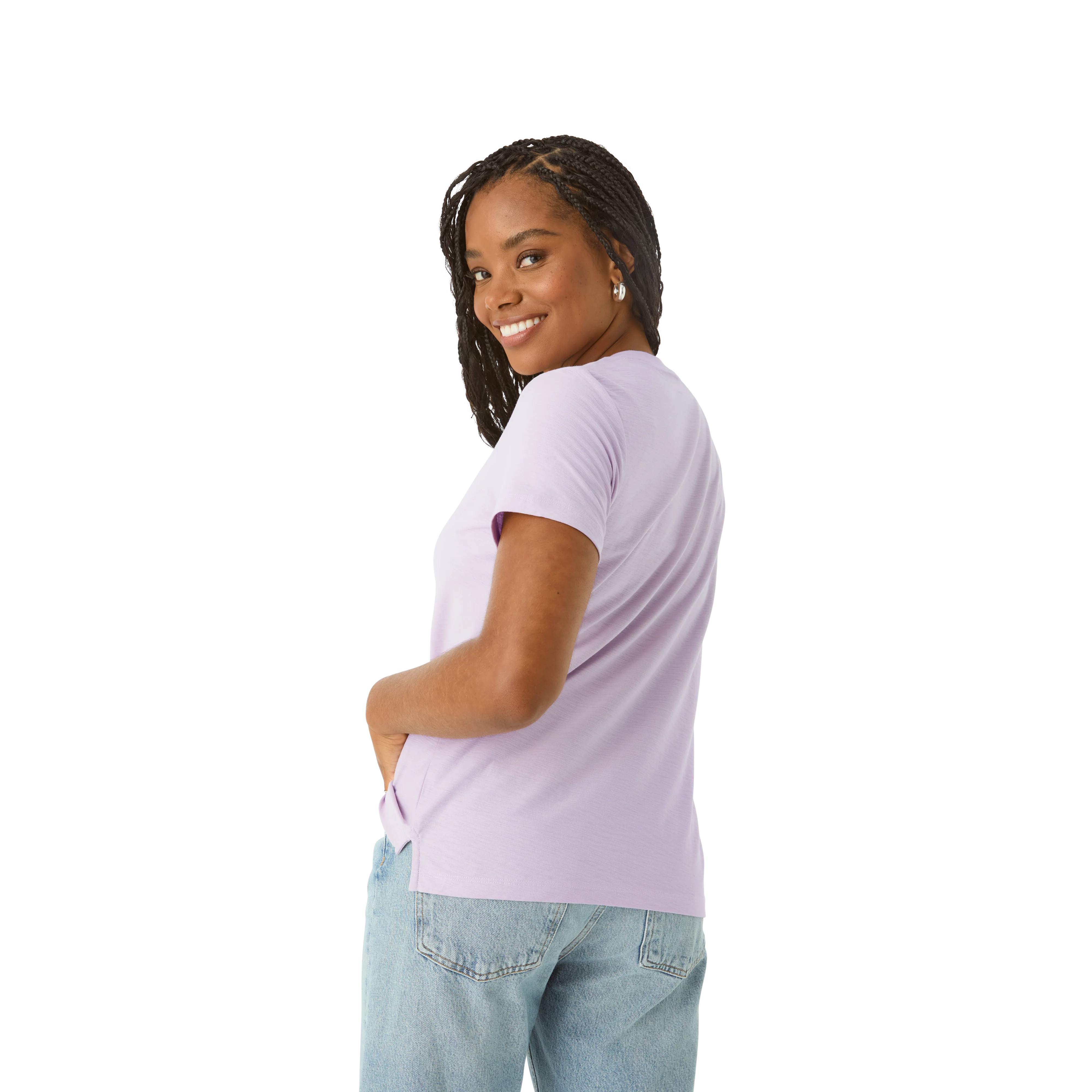 Women's Air Slub V-Neck T-Shirt - Image 7