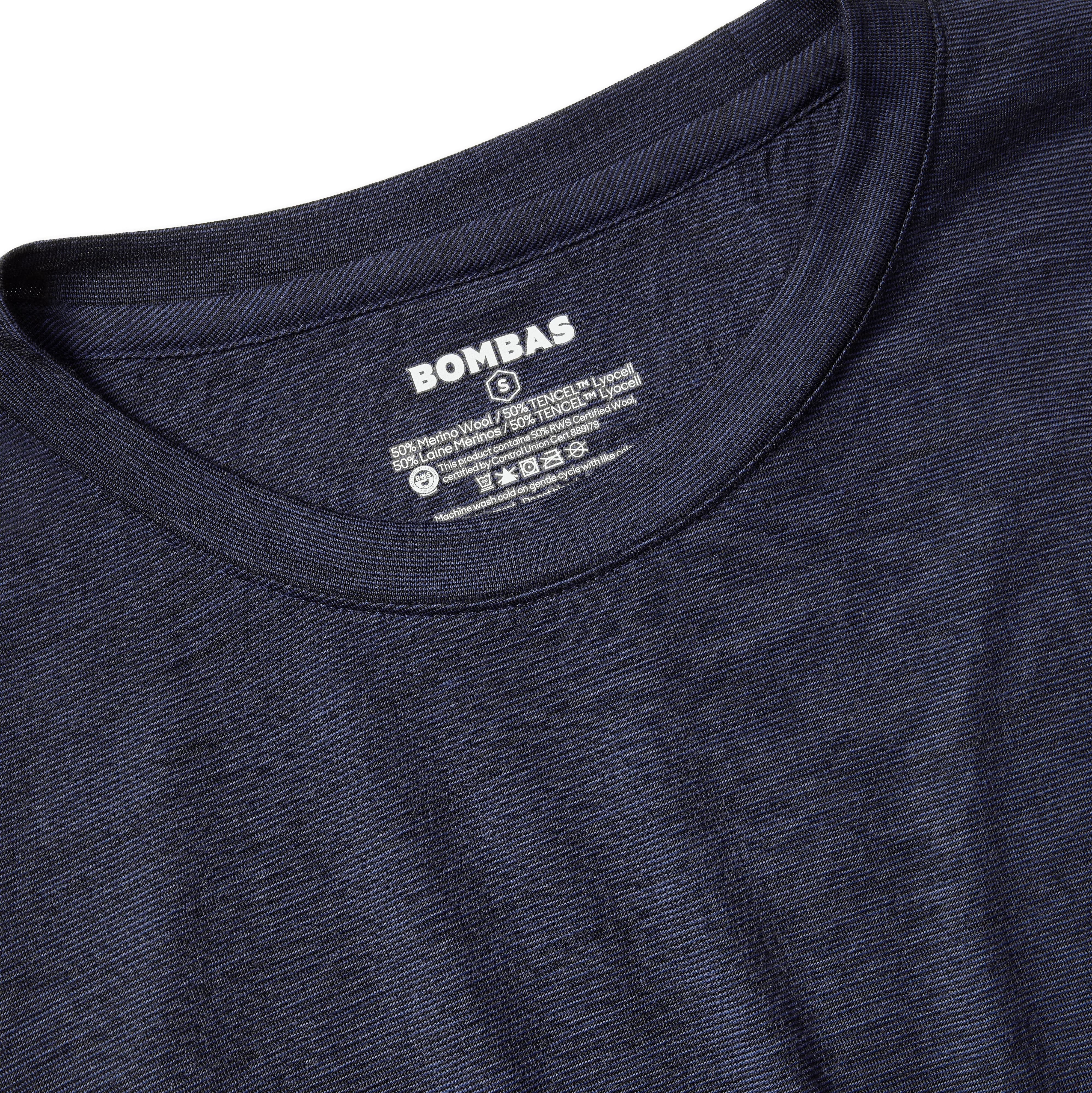 Women's Merino Wool Blend Crew Neck Long Sleeve T-Shirt - Image 31