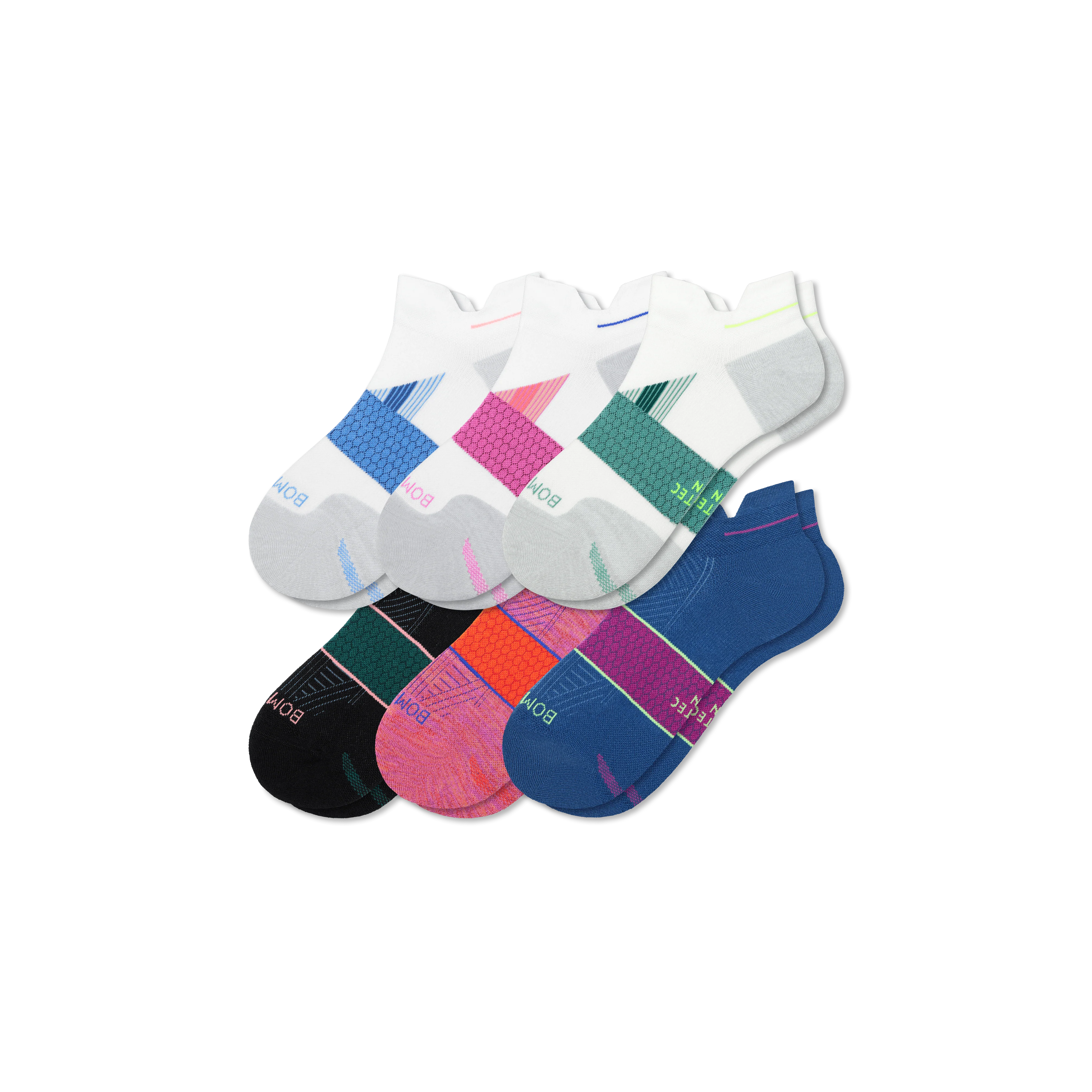 Women's Run Ankle Sock 6-Pack - Image 55