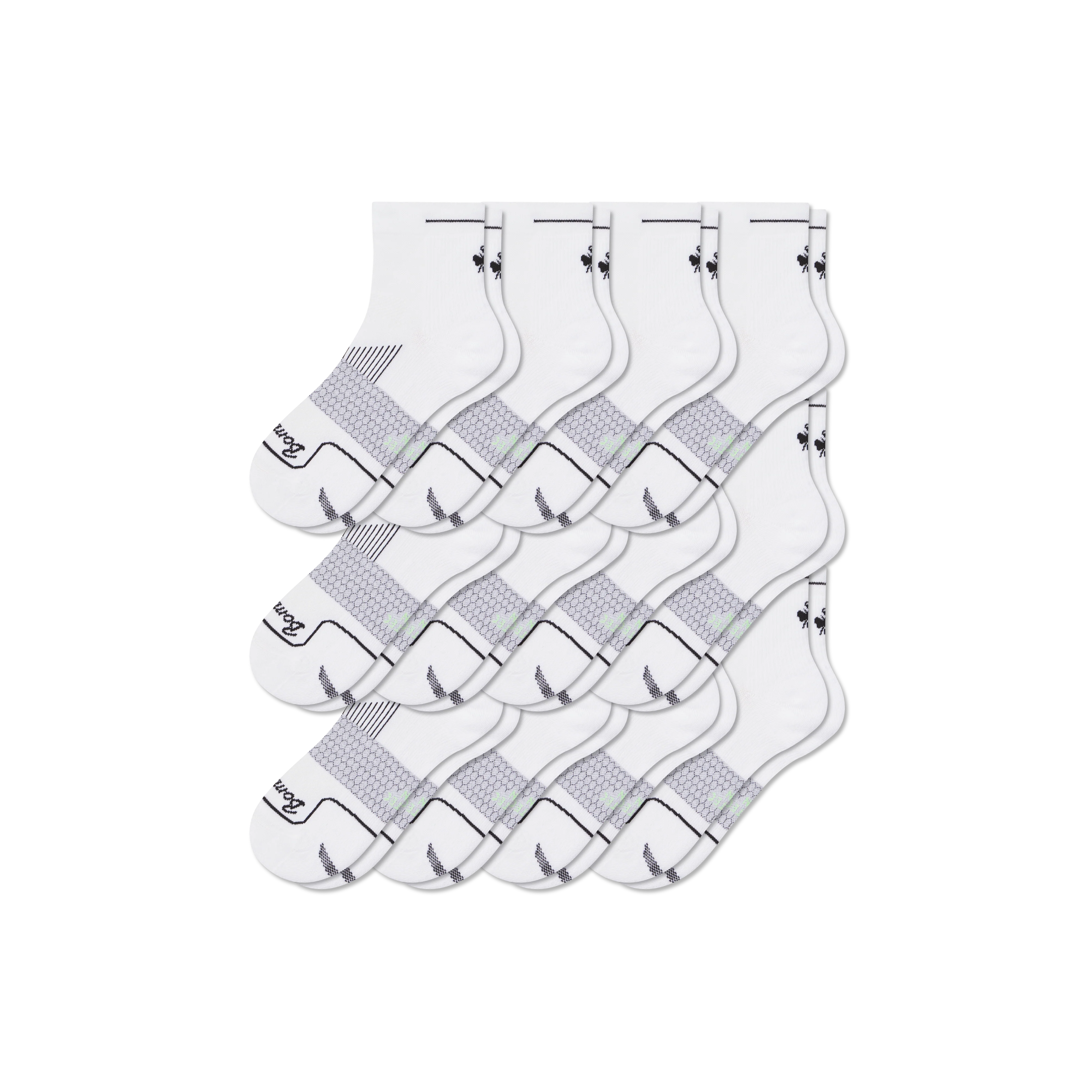 Women's Run Quarter Sock 12-Pack - Image 6