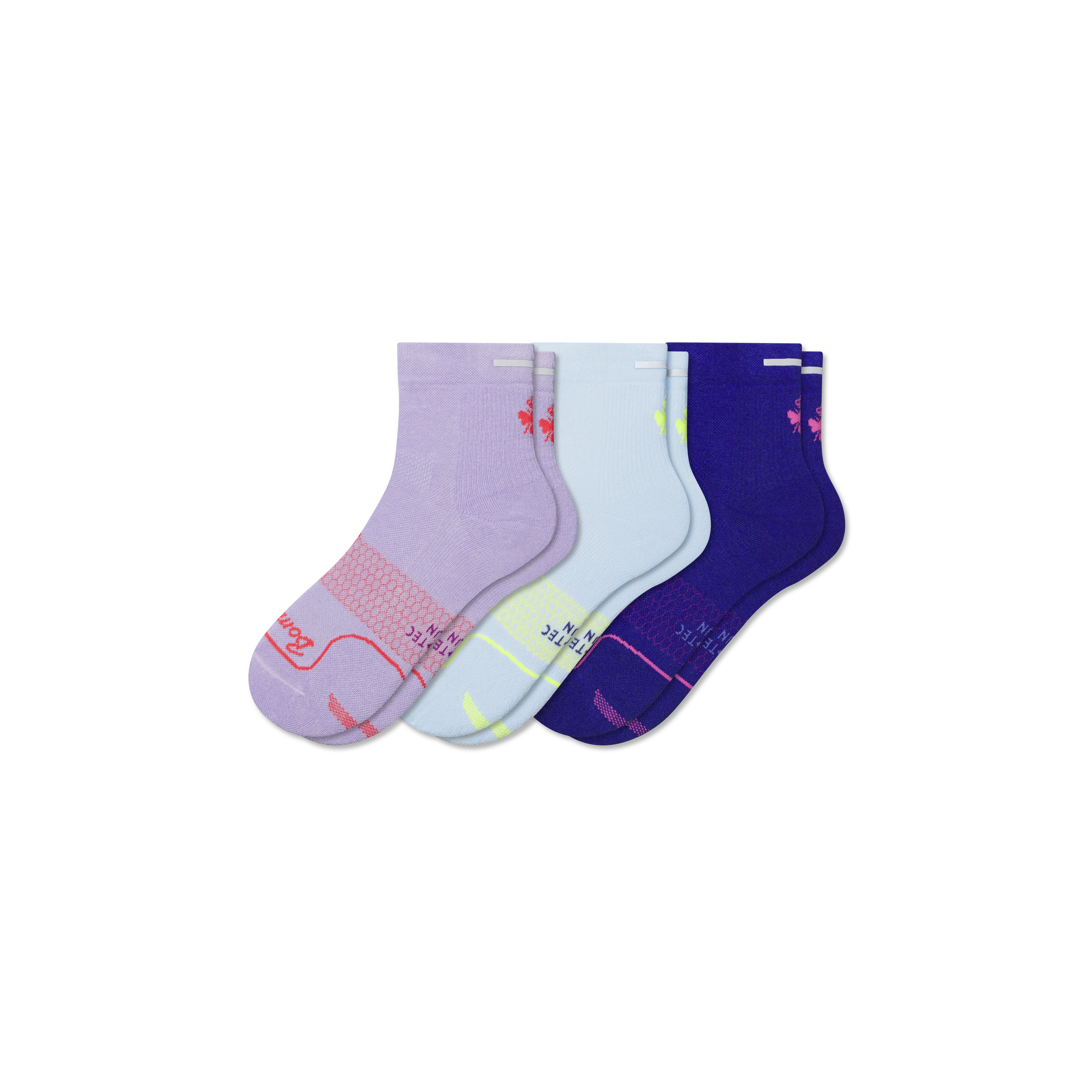 Women's Run Quarter Sock 3-Pack - Image 12