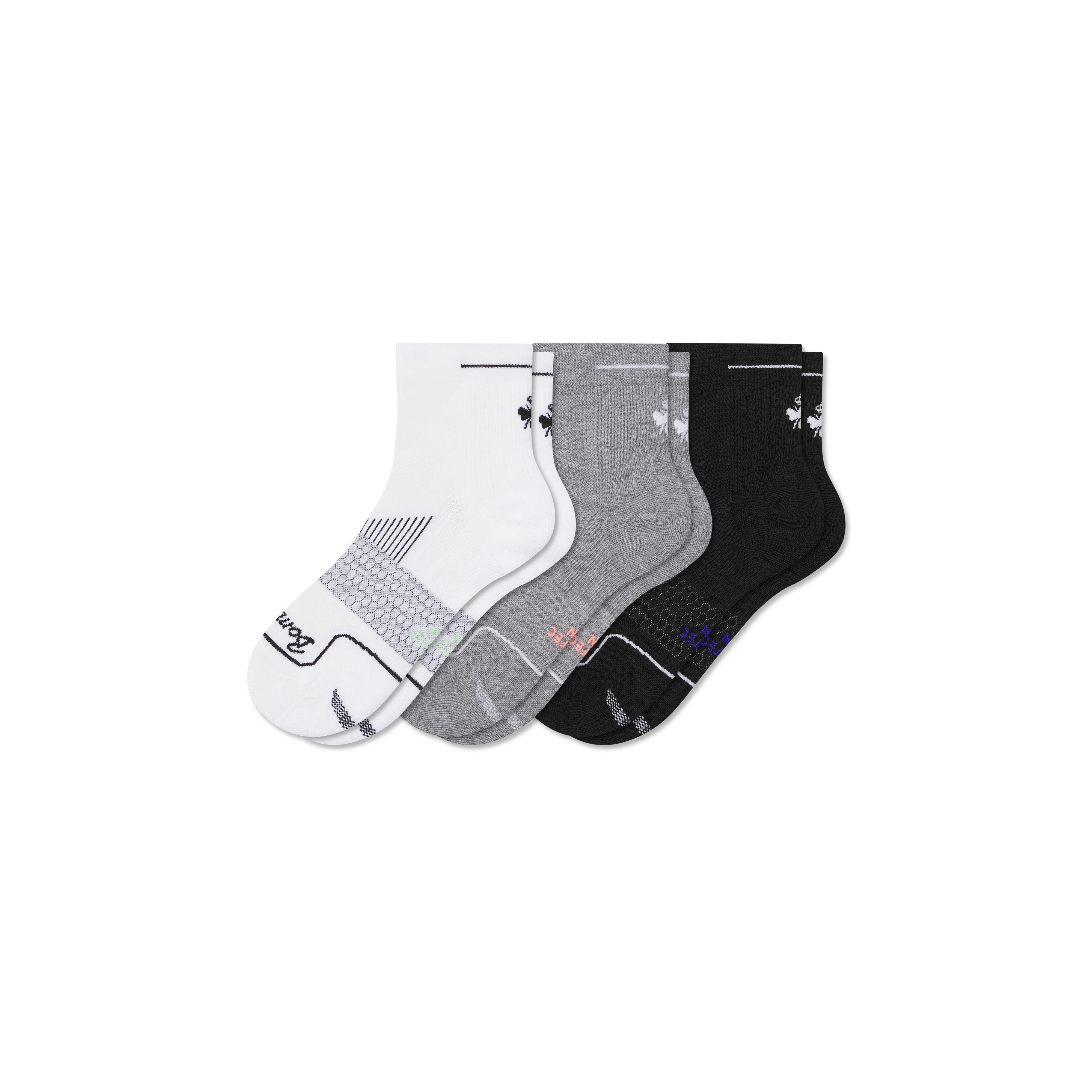 Women's Run Quarter Sock 3-Pack - Image 23