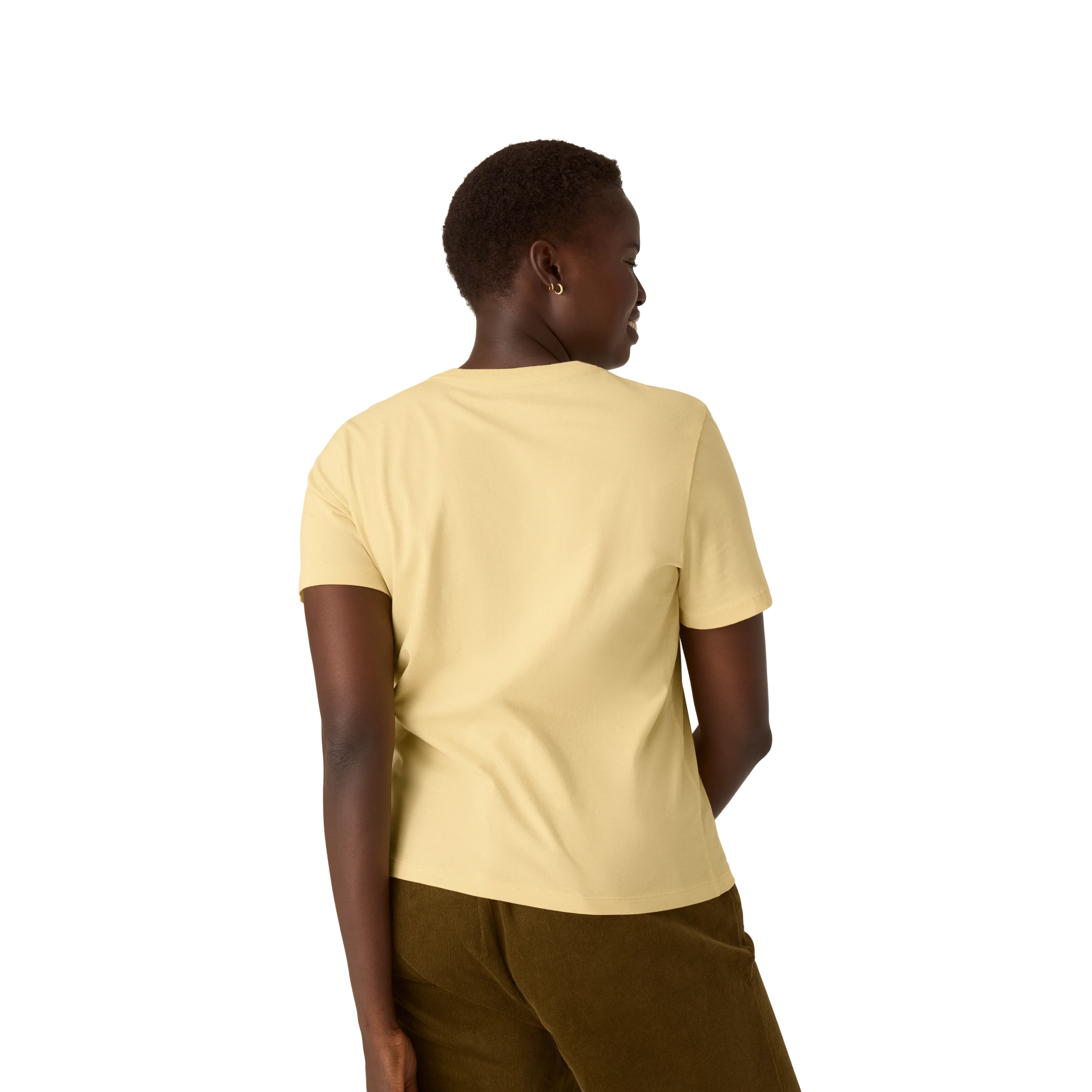 Women's Pima Cotton Crew Neck T-Shirt - Image 7