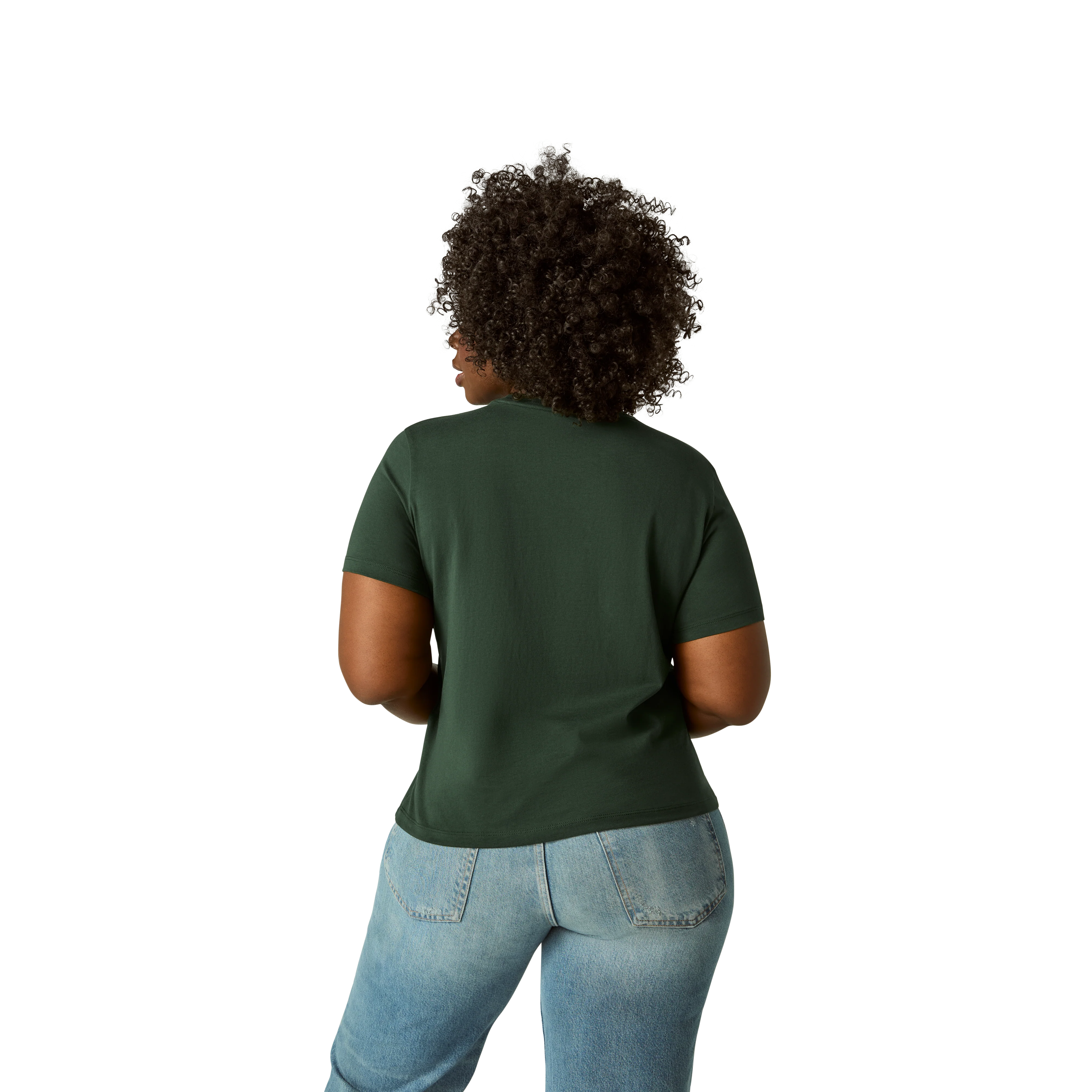 Women's Pima Cotton Crew Neck T-Shirt 3-Pack - Image 18