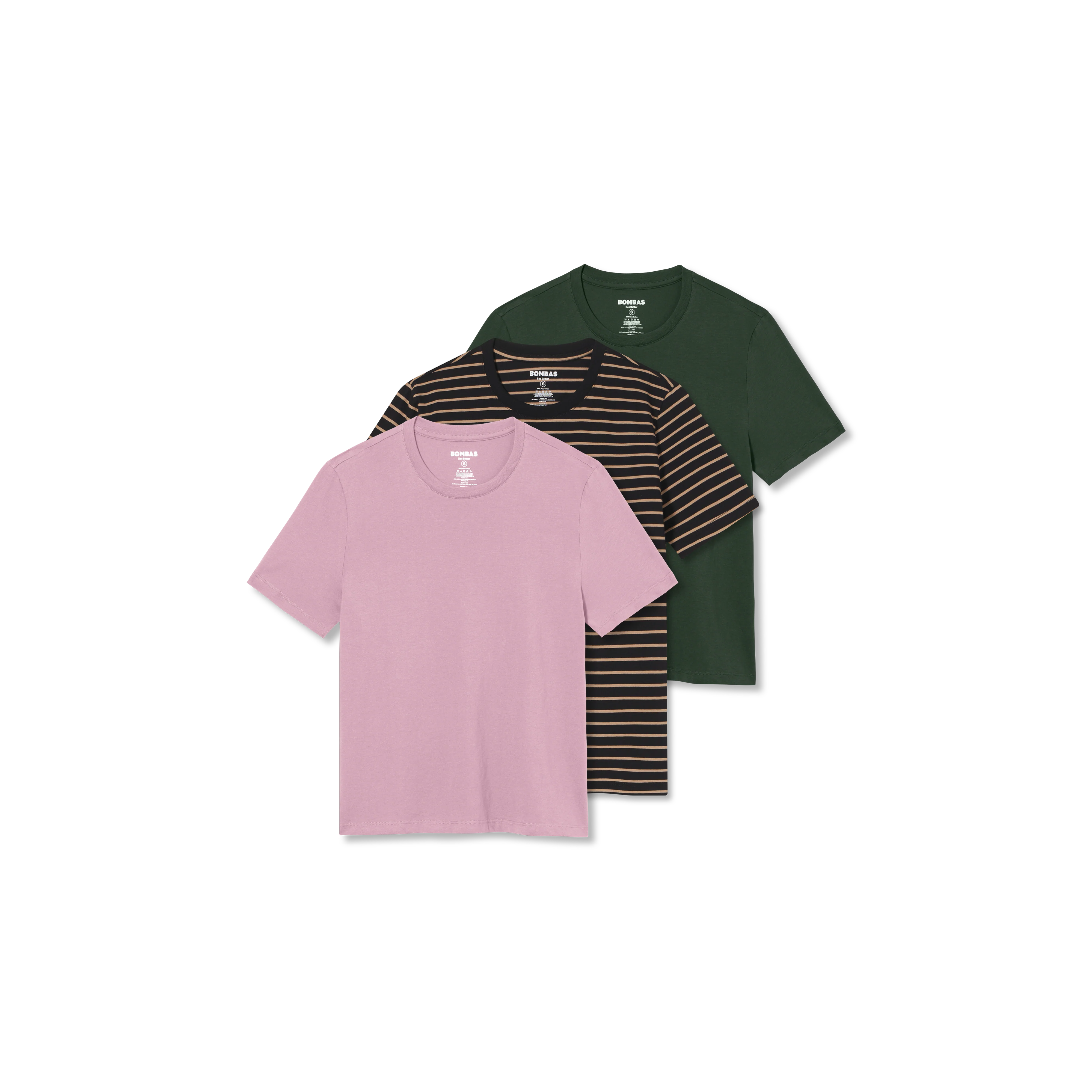 Women's Pima Cotton Crew Neck T-Shirt 3-Pack - Image 21