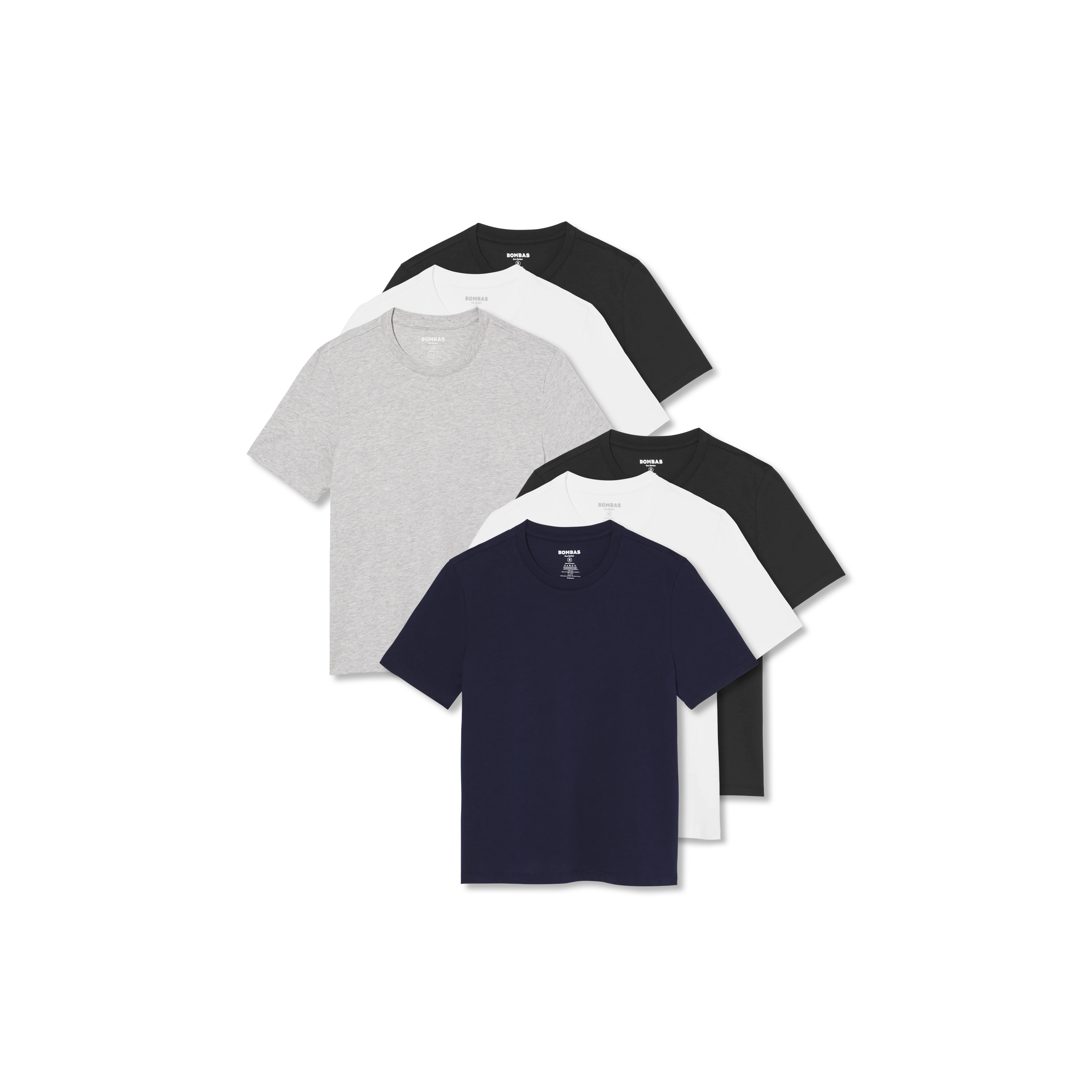 Women's Pima Cotton Crew Neck T-Shirt 6-Pack - Image 22