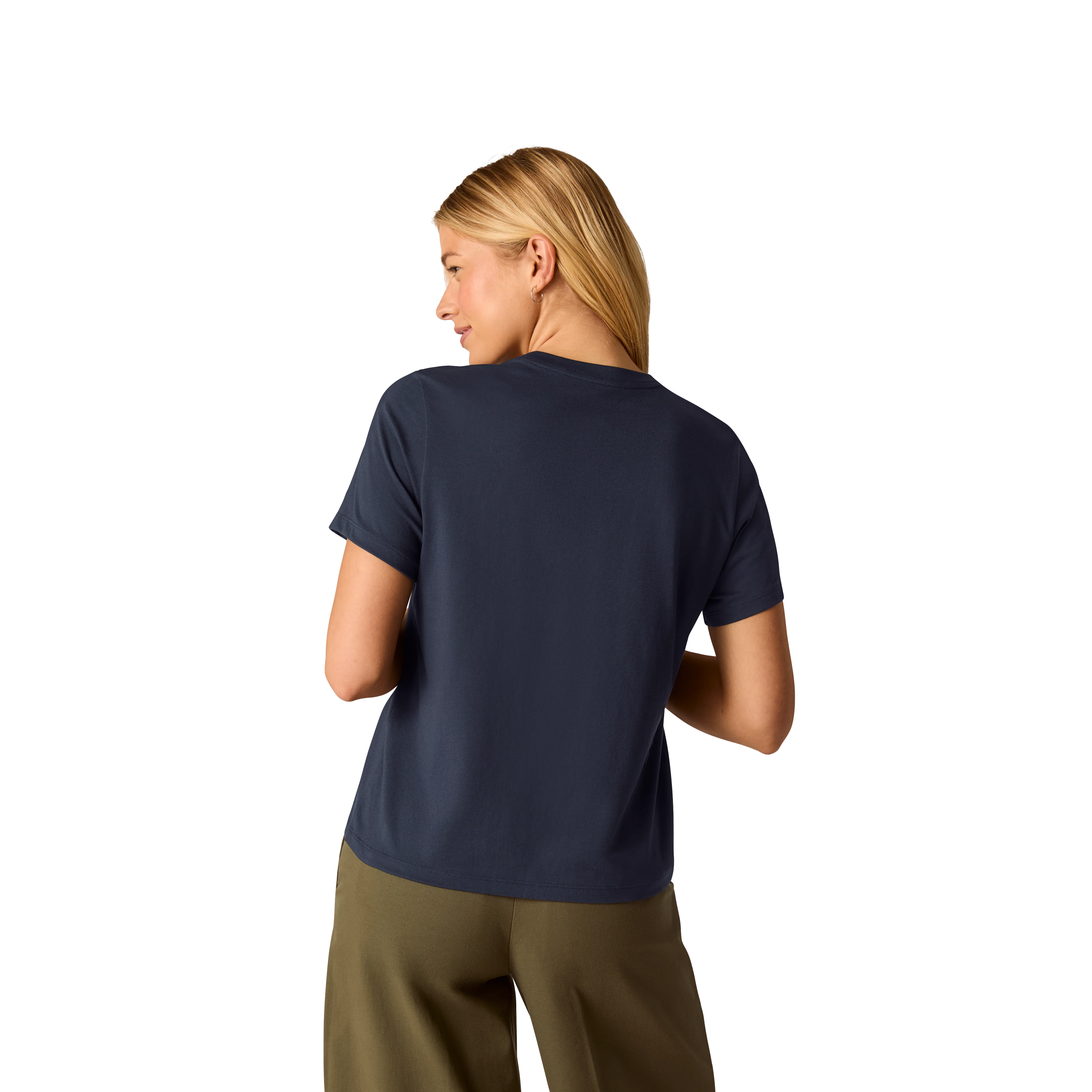Women's Pima Cotton Crew Neck T-Shirt 6-Pack - Image 24