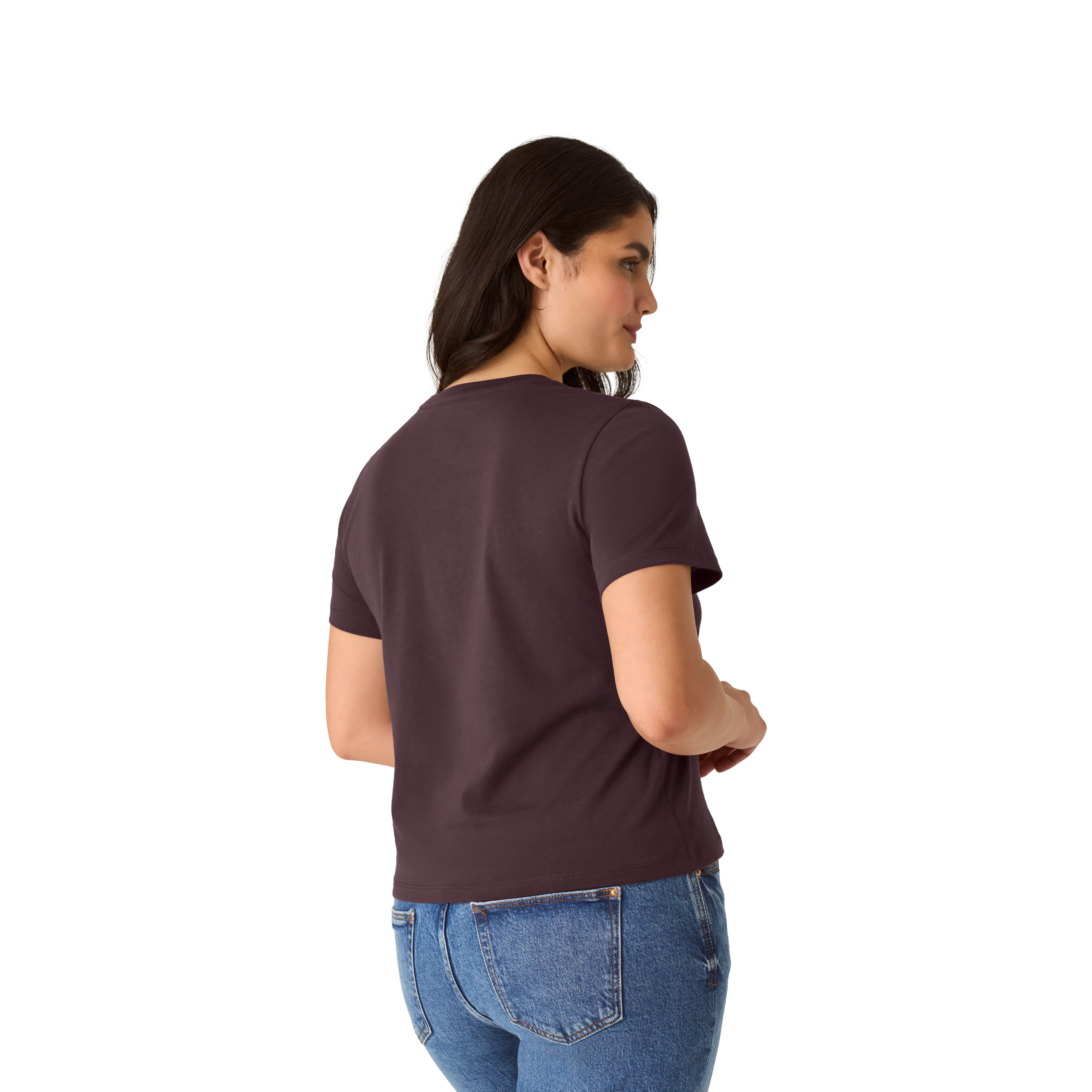 Women's Pima Cotton Crew Neck T-Shirt 6-Pack - Image 3