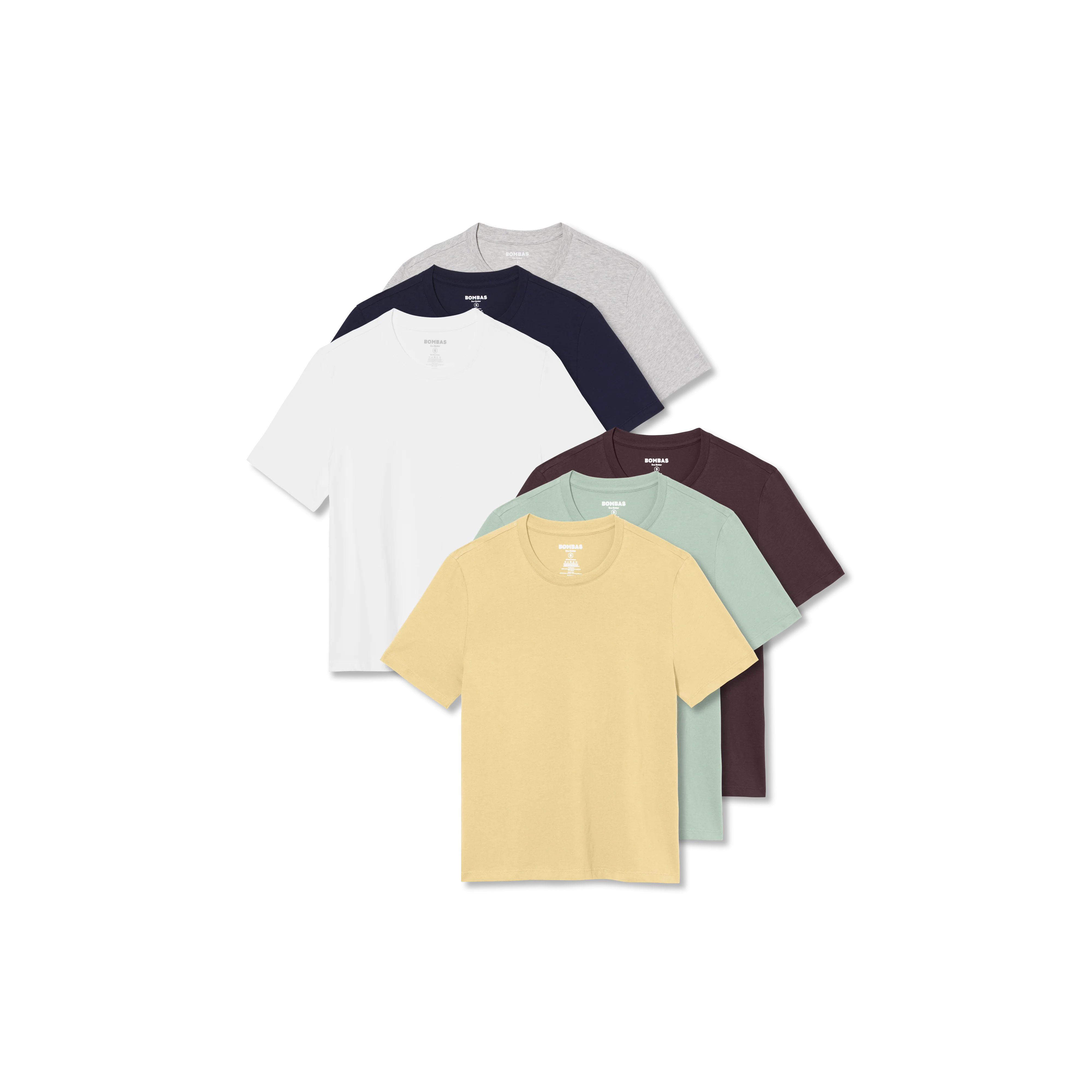 Women's Pima Cotton Crew Neck T-Shirt 6-Pack - Image 8