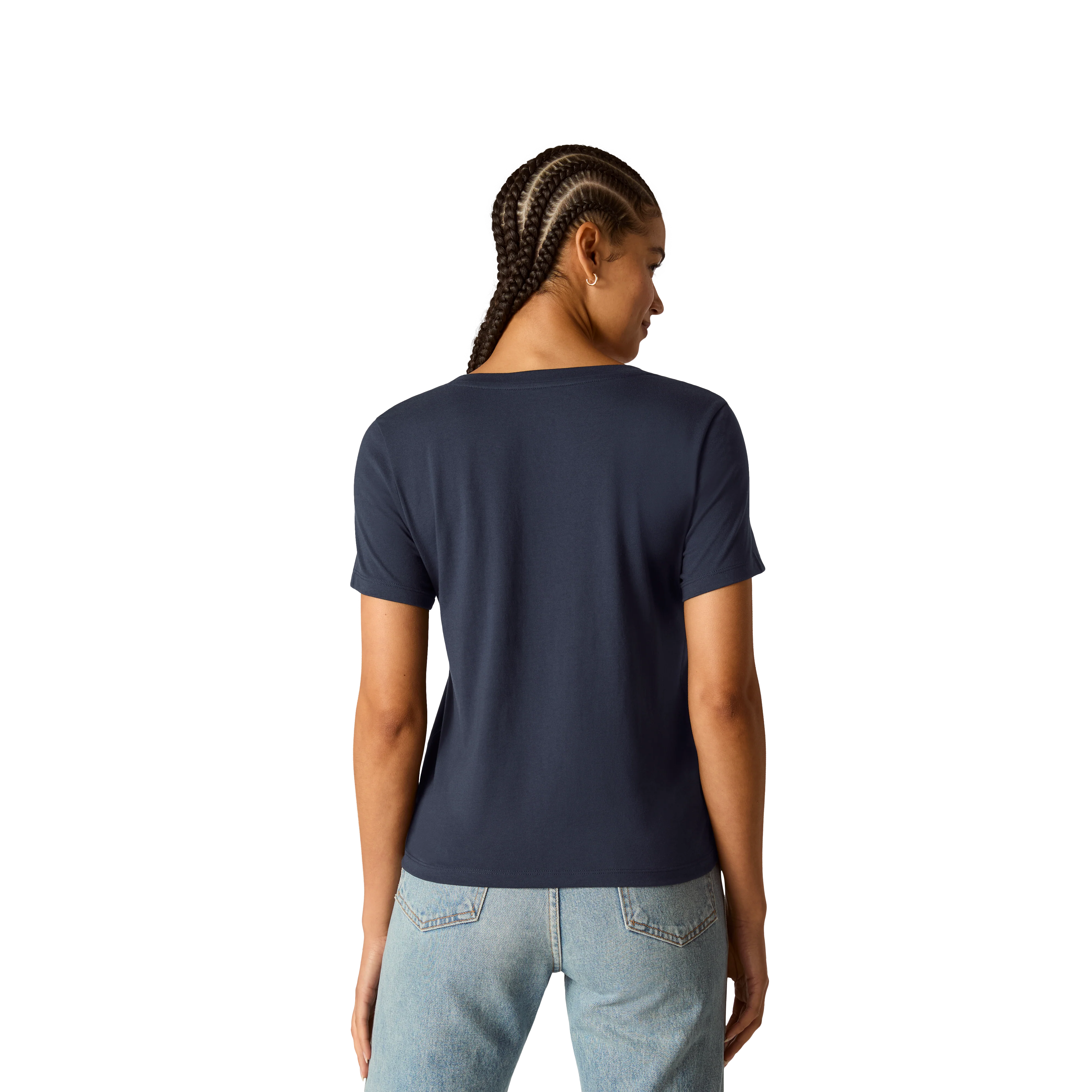 Women's Pima Cotton V-Neck T-Shirt 3-Pack - Image 33
