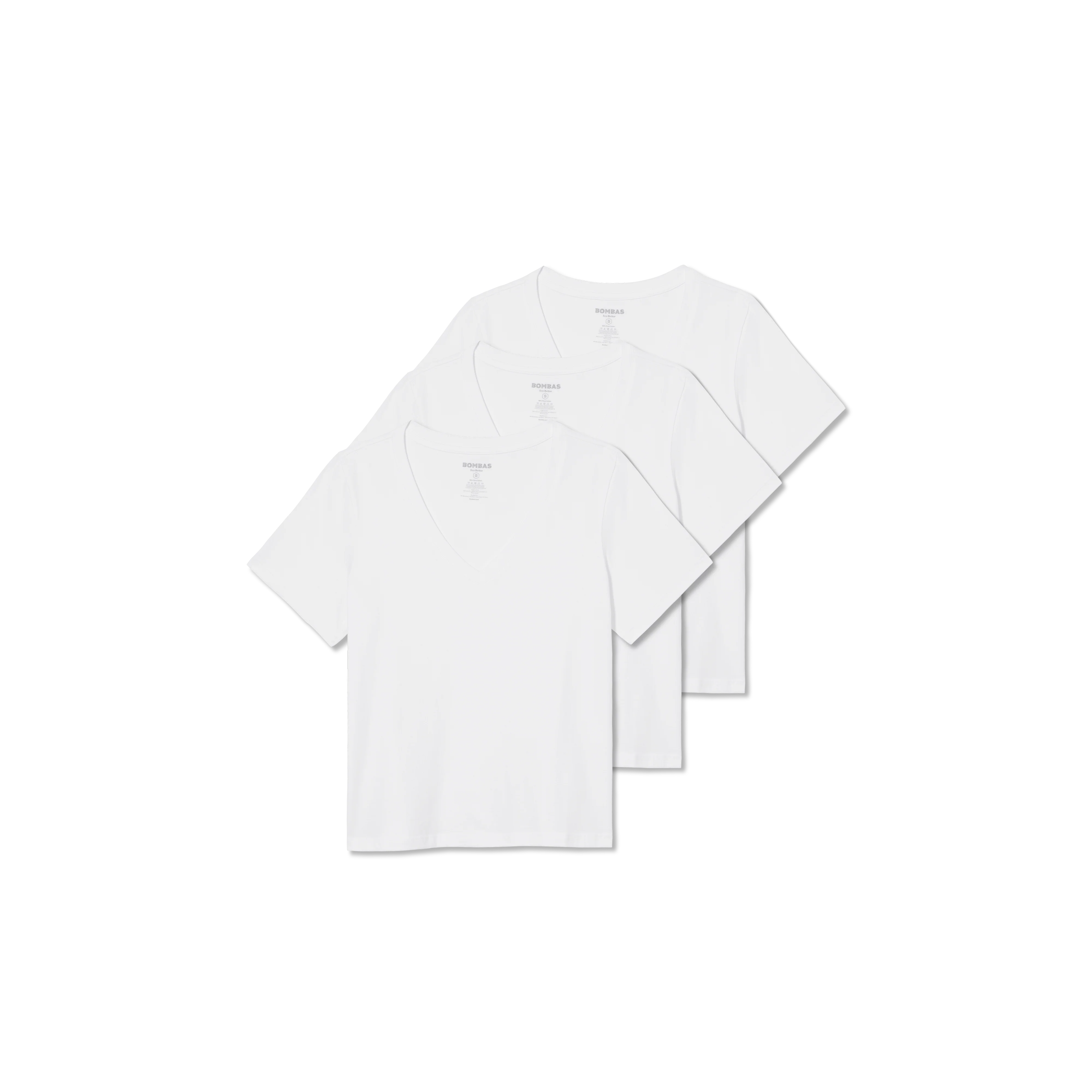 Women's Pima Cotton V-Neck T-Shirt 3-Pack - Image 34