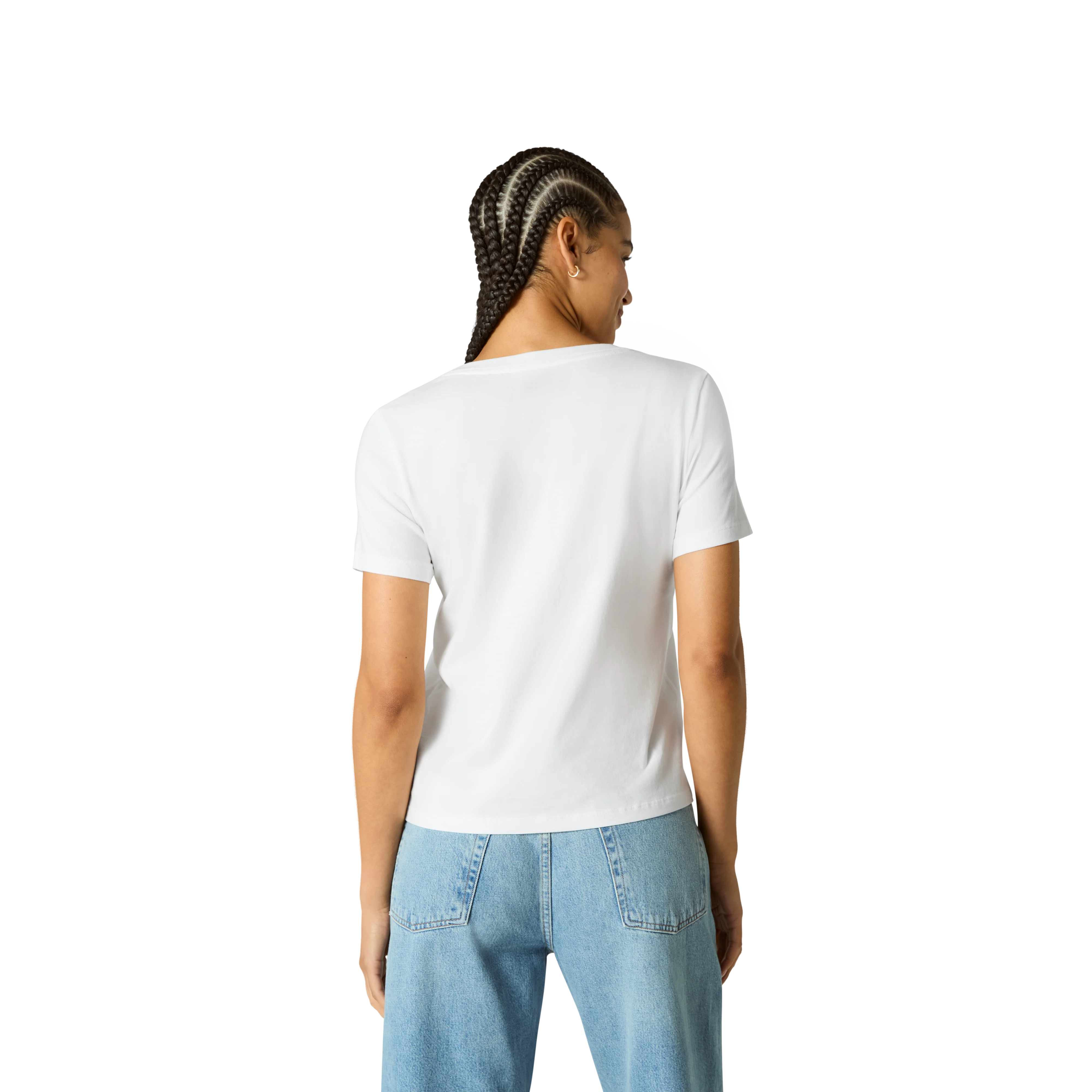 Women's Pima Cotton V-Neck T-Shirt 3-Pack - Image 8