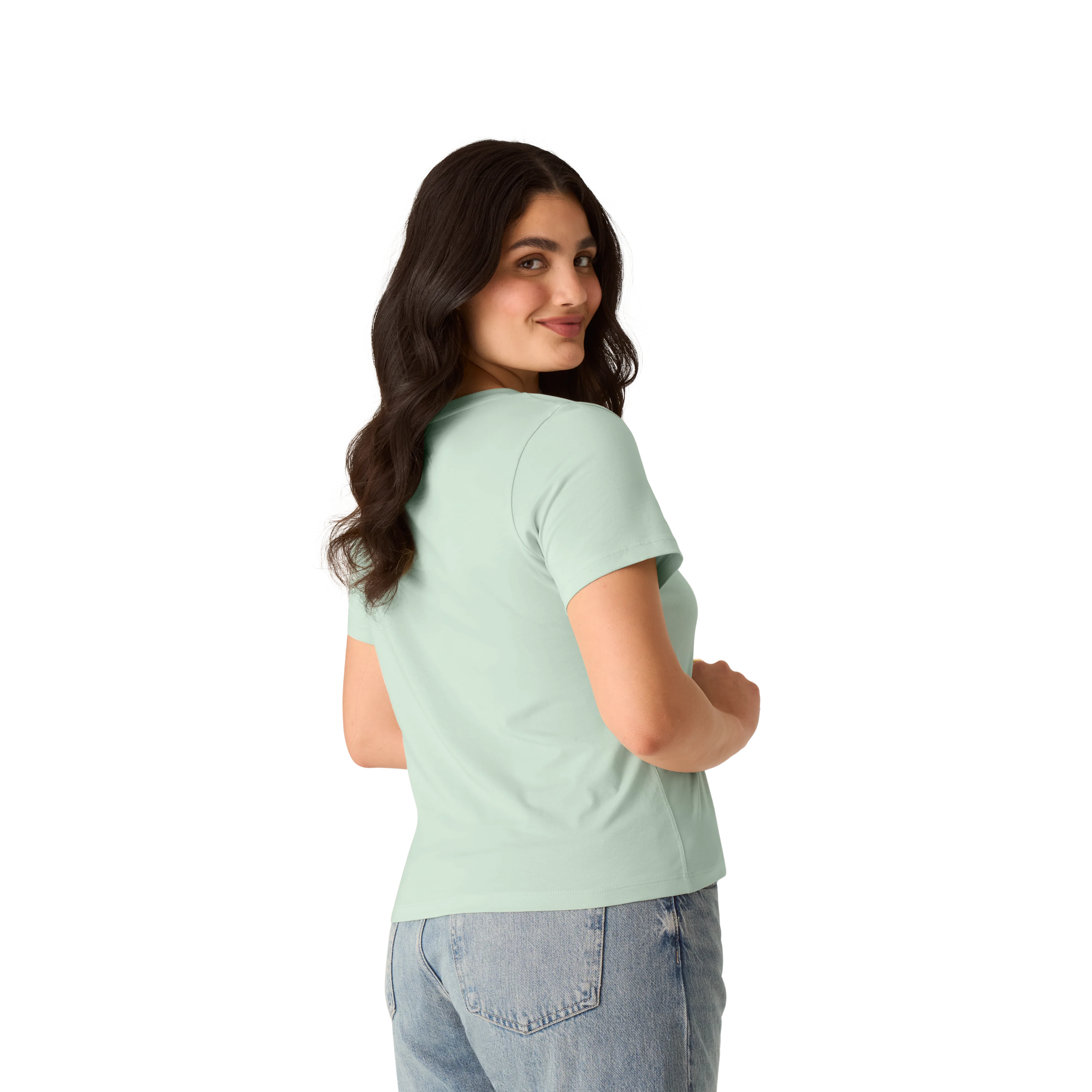 Women's Pima Cotton V-Neck T-Shirt 6-Pack - Image 3