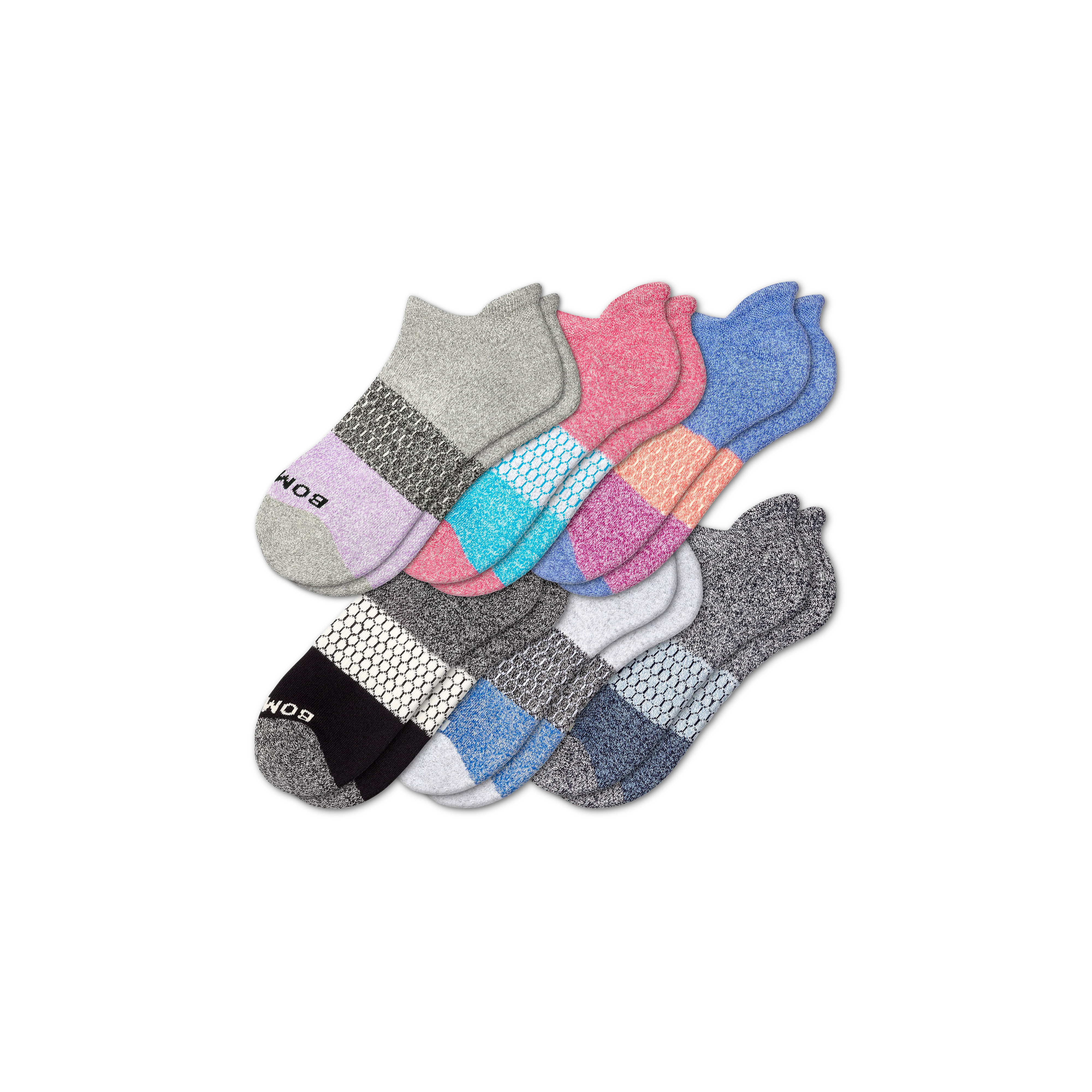 Women's Tri-Block Ankle Sock 6-Pack - Image 8