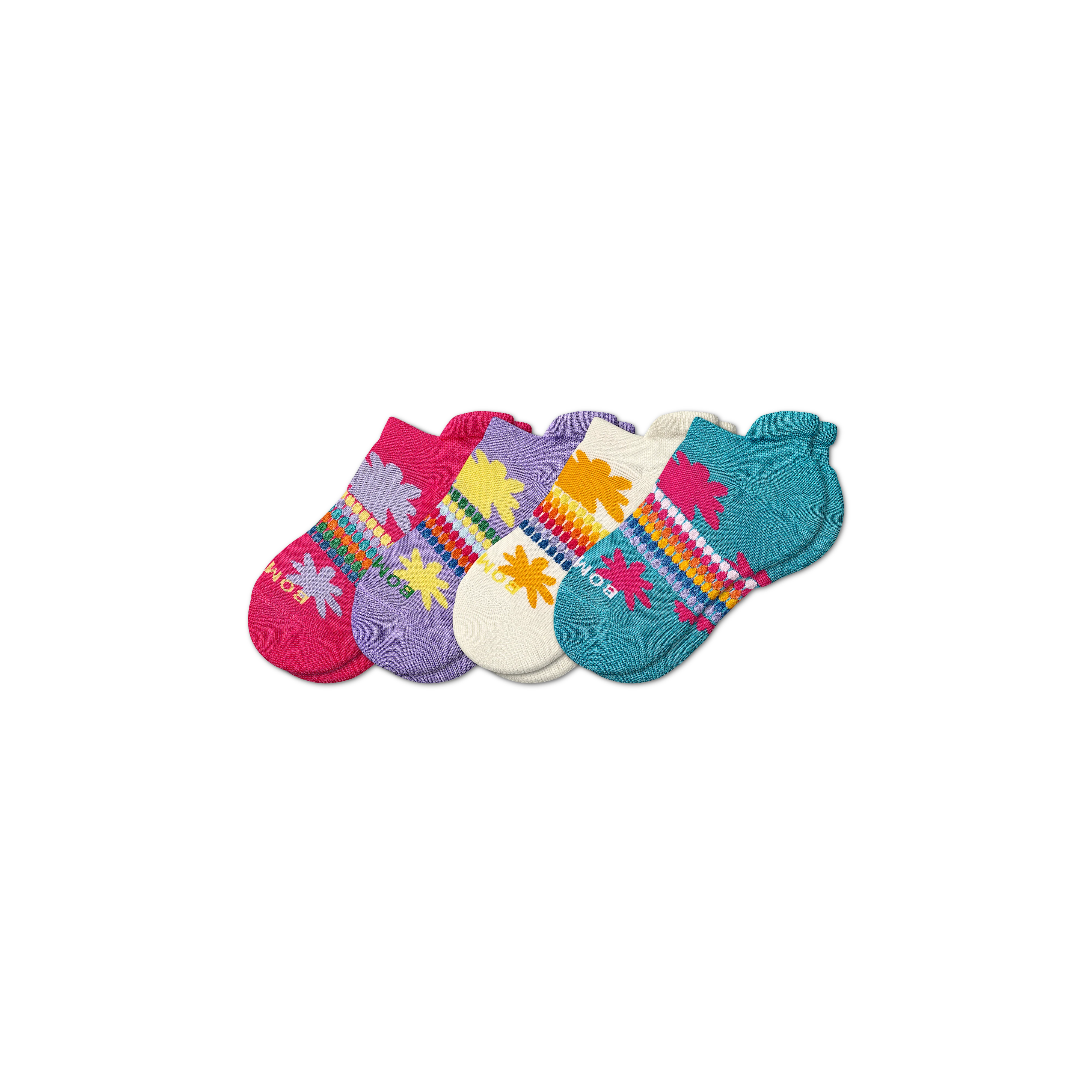 Youth Floral Ankle Sock 4-Pack - Image 8
